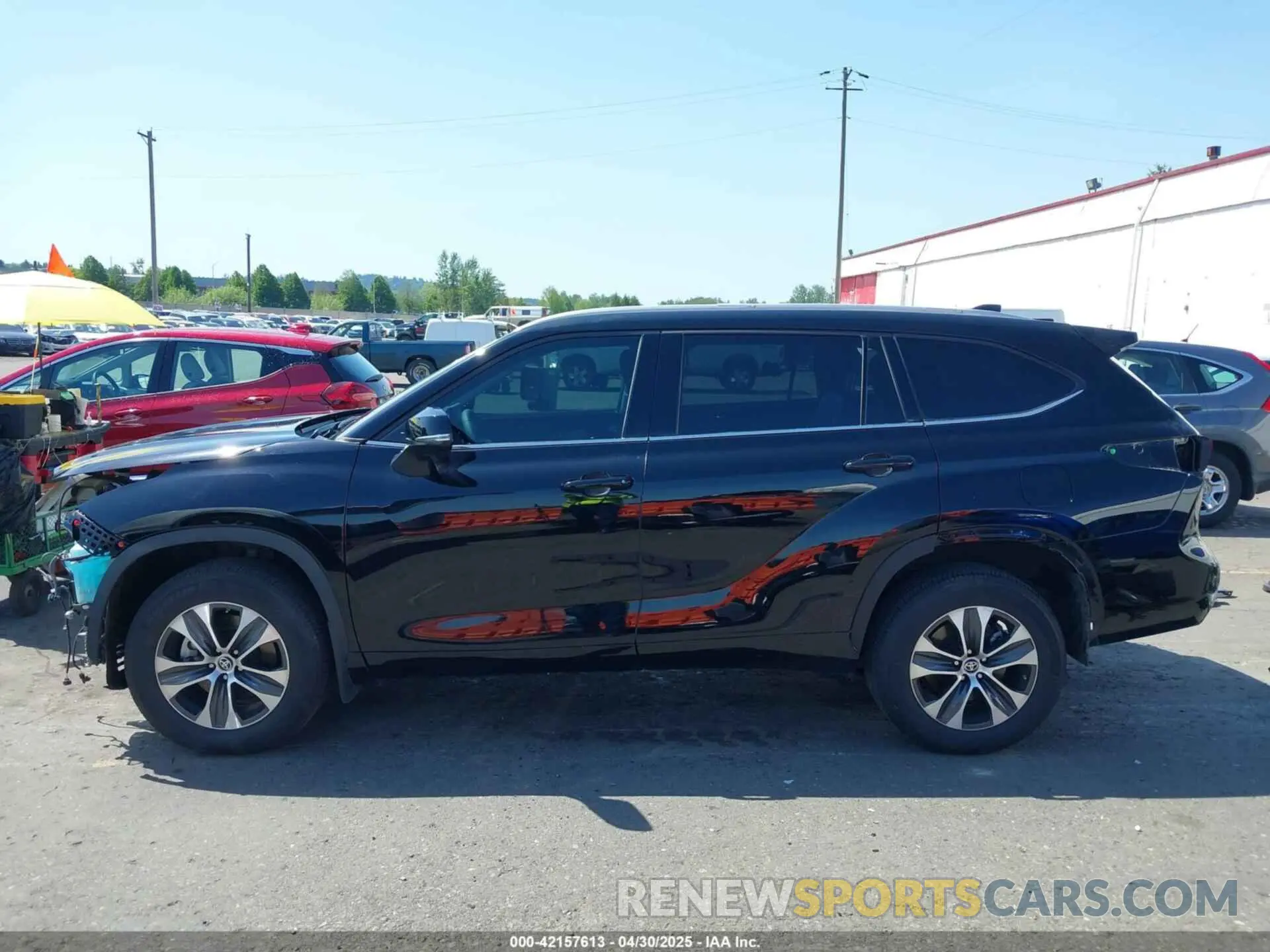 15 fotografías del automóvil dañado 5TDGZRBH2NS231580 TOYOTA HIGHLANDER 2022