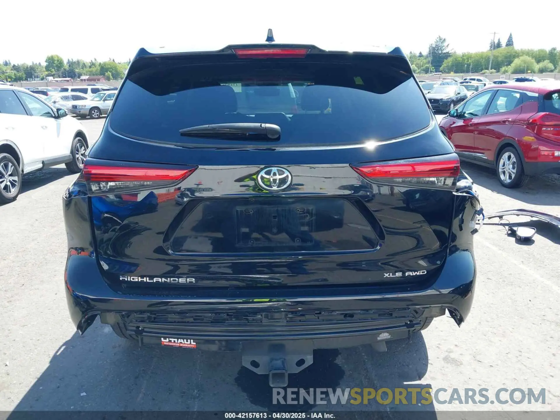 17 fotografías del automóvil dañado 5TDGZRBH2NS231580 TOYOTA HIGHLANDER 2022