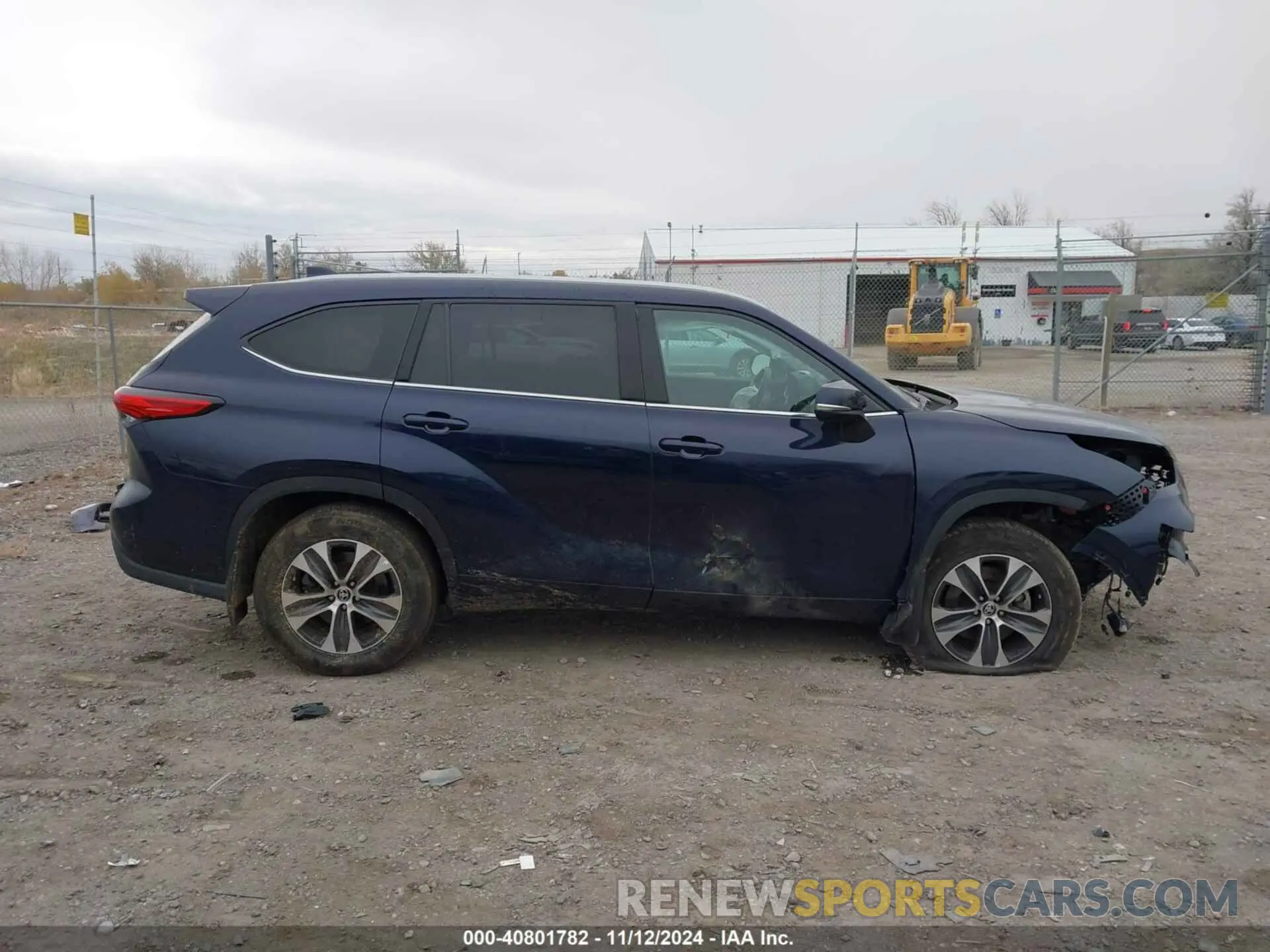 13 fotografías del automóvil dañado 5TDGZRBH2NS245799 TOYOTA HIGHLANDER 2022