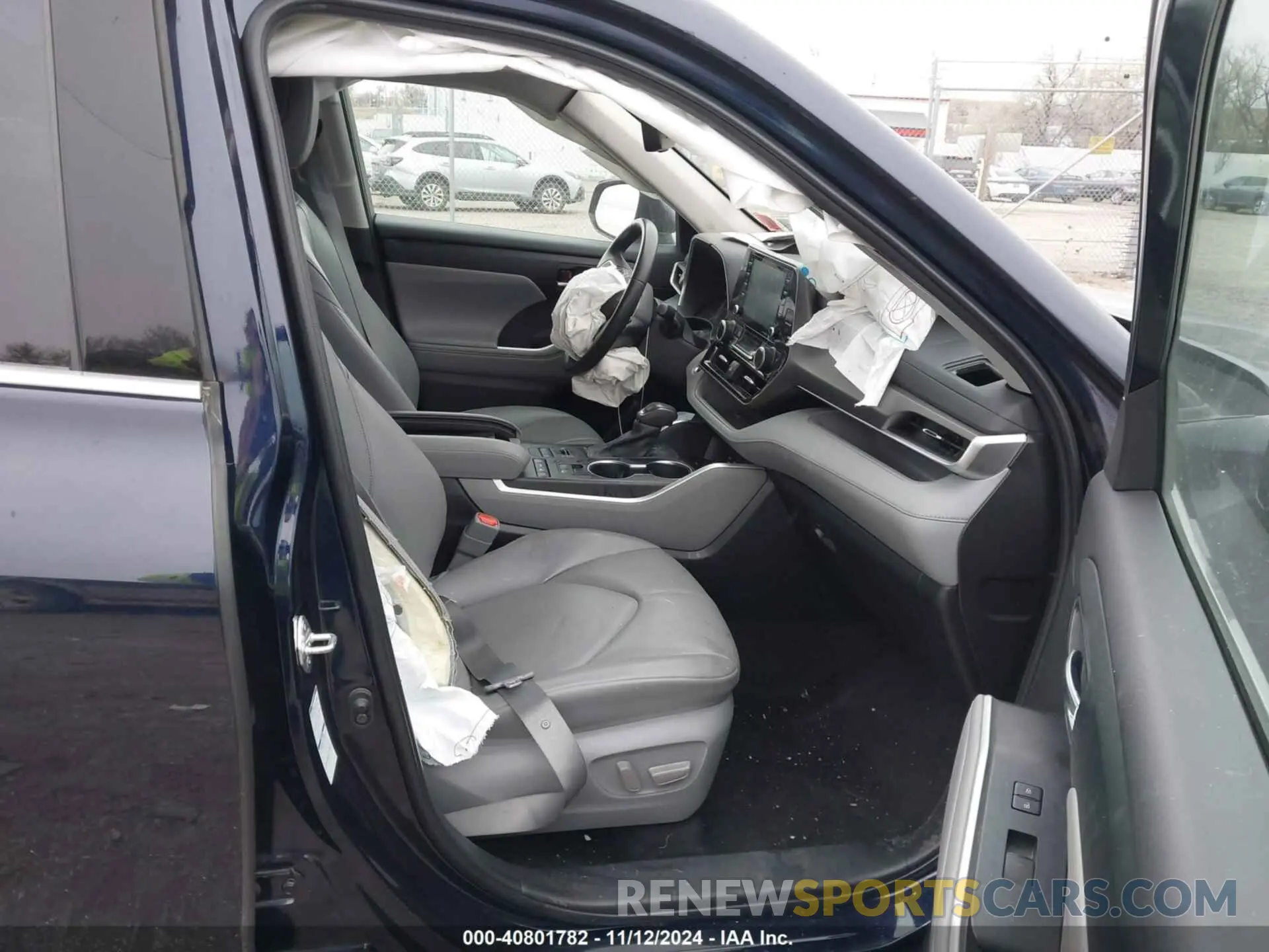 5 fotografías del automóvil dañado 5TDGZRBH2NS245799 TOYOTA HIGHLANDER 2022