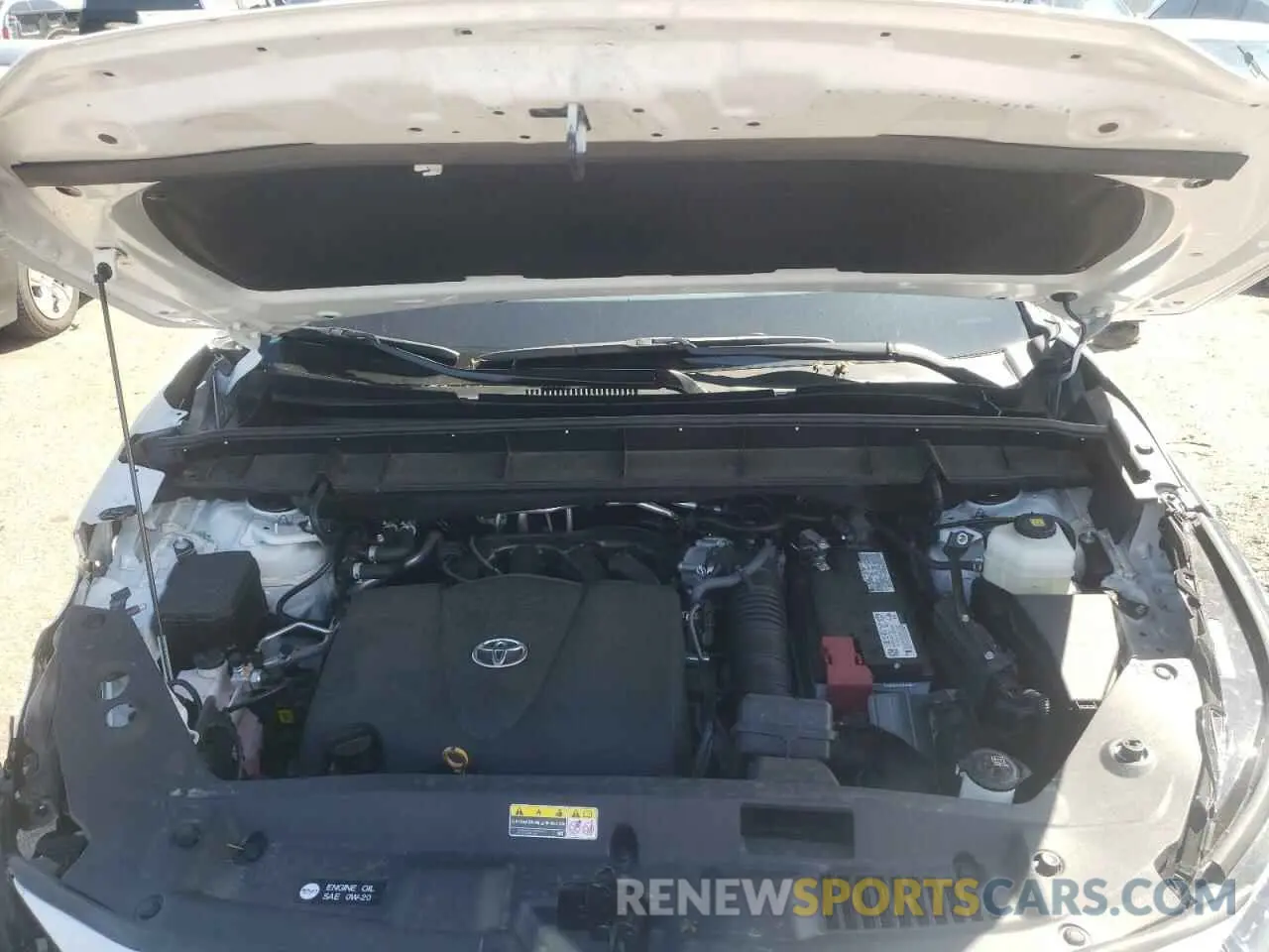 7 fotografías del automóvil dañado 5TDGZRBH2NS561588 TOYOTA HIGHLANDER 2022