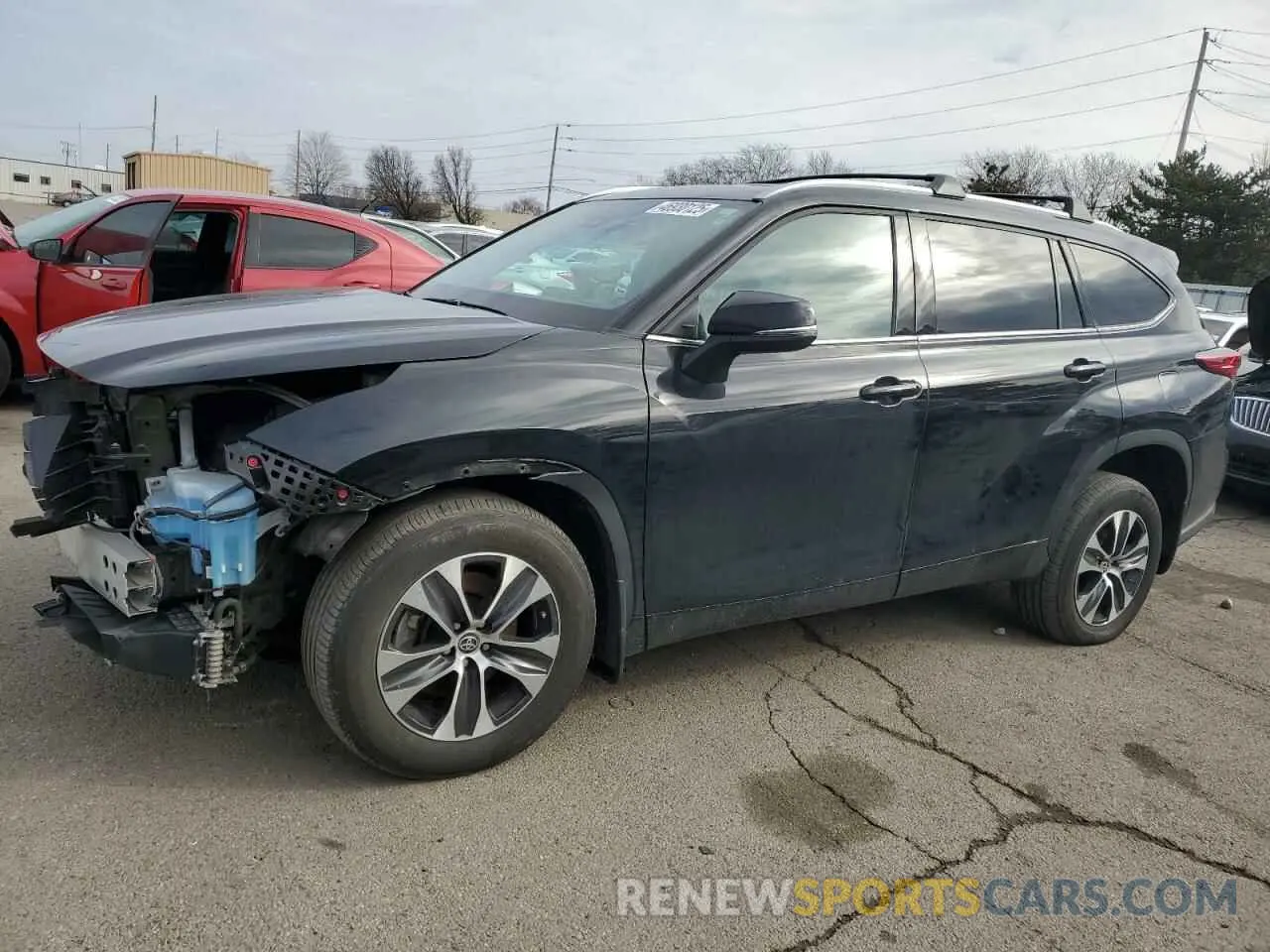 1 fotografías del automóvil dañado 5TDGZRBH2NS575653 TOYOTA HIGHLANDER 2022