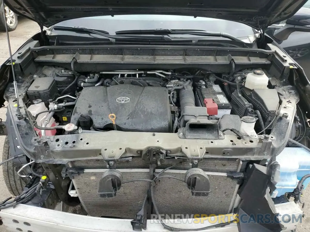 12 fotografías del automóvil dañado 5TDGZRBH2NS575653 TOYOTA HIGHLANDER 2022
