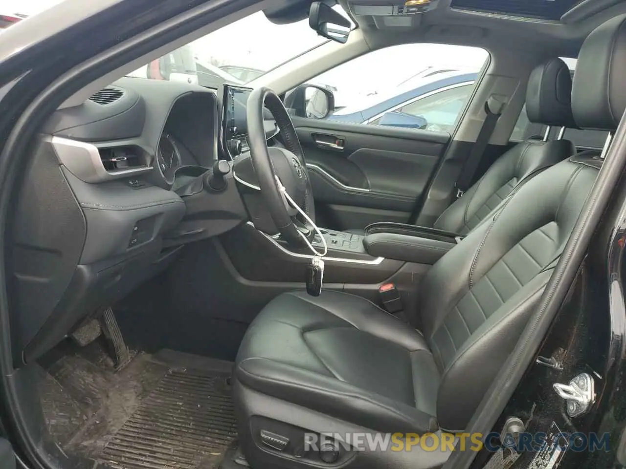 7 fotografías del automóvil dañado 5TDGZRBH2NS575653 TOYOTA HIGHLANDER 2022
