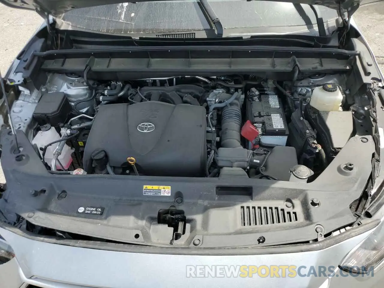 12 fotografías del automóvil dañado 5TDGZRBH3NS254141 TOYOTA HIGHLANDER 2022