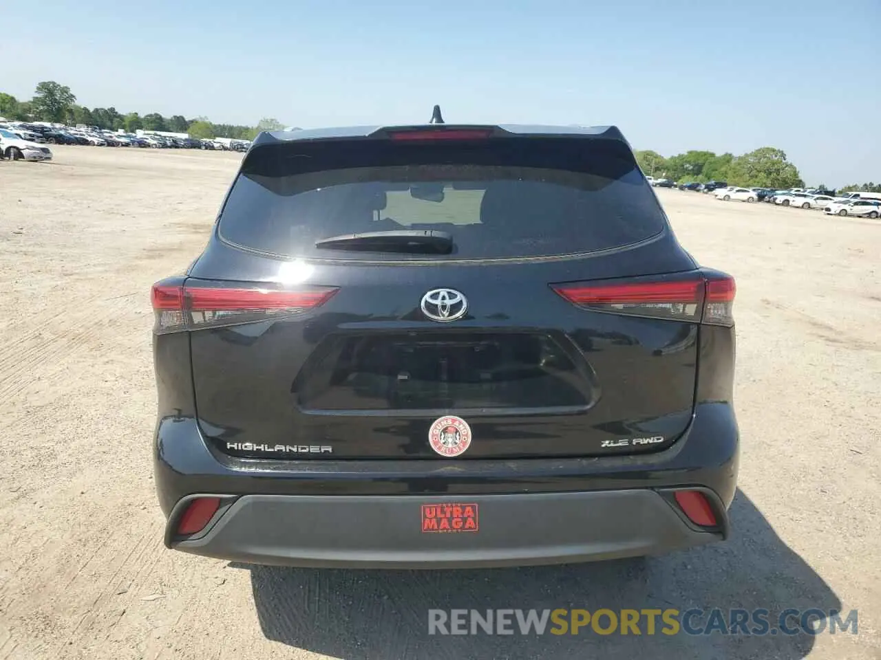 6 fotografías del automóvil dañado 5TDGZRBH3NS595250 TOYOTA HIGHLANDER 2022