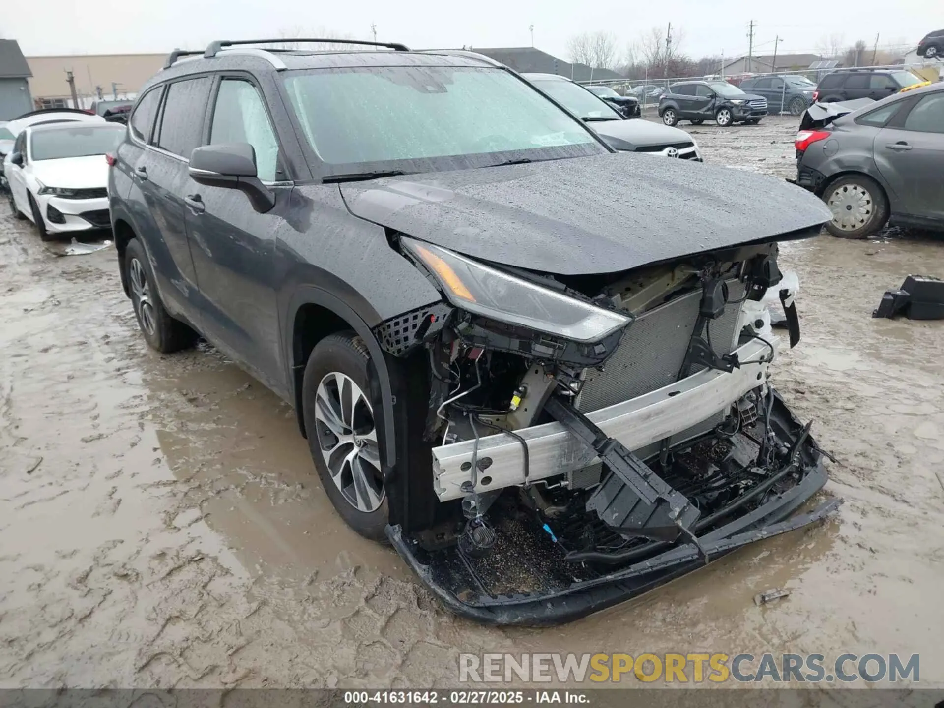 1 fotografías del automóvil dañado 5TDGZRBH4NS251555 TOYOTA HIGHLANDER 2022