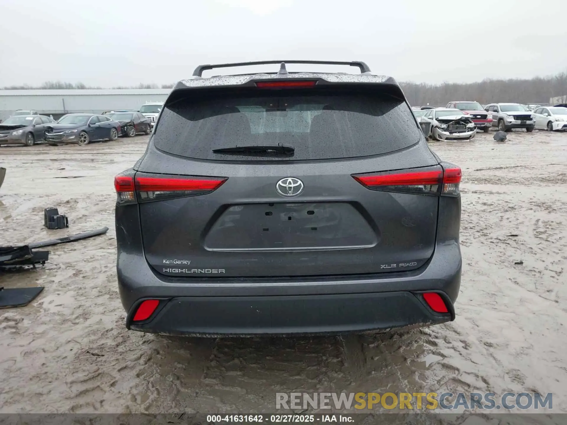 16 fotografías del automóvil dañado 5TDGZRBH4NS251555 TOYOTA HIGHLANDER 2022