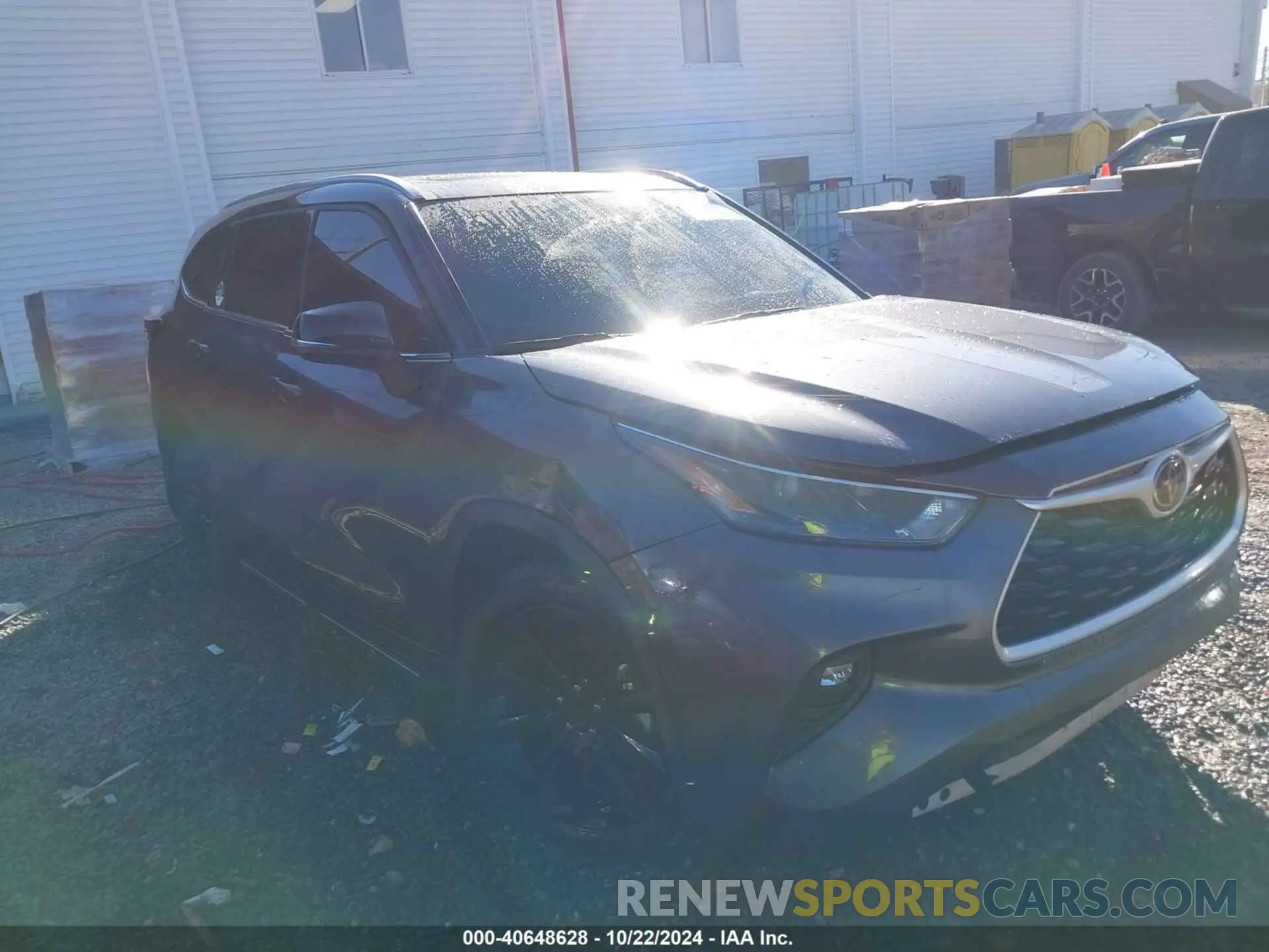 1 fotografías del automóvil dañado 5TDGZRBH4NS574584 TOYOTA HIGHLANDER 2022