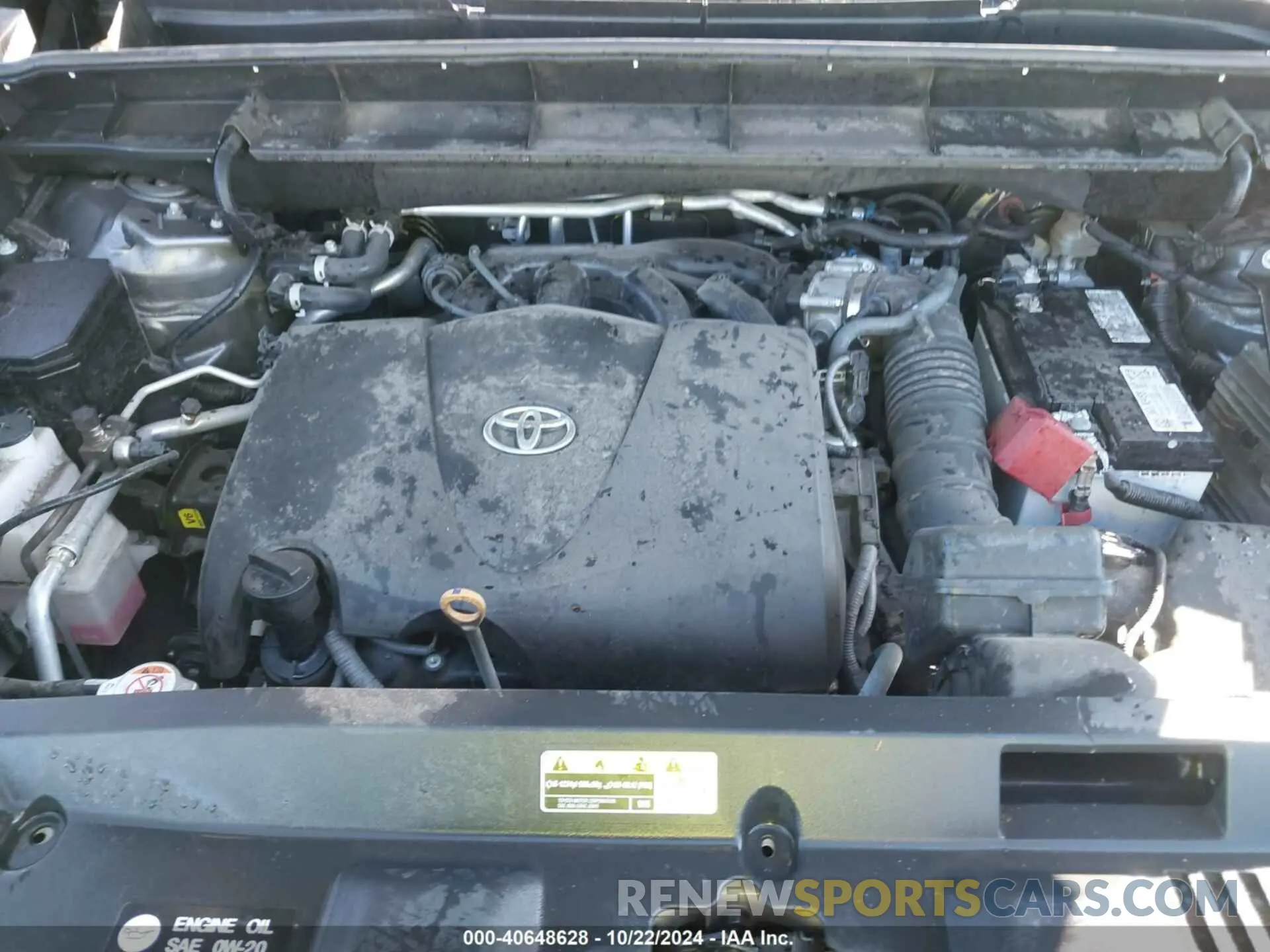 10 fotografías del automóvil dañado 5TDGZRBH4NS574584 TOYOTA HIGHLANDER 2022