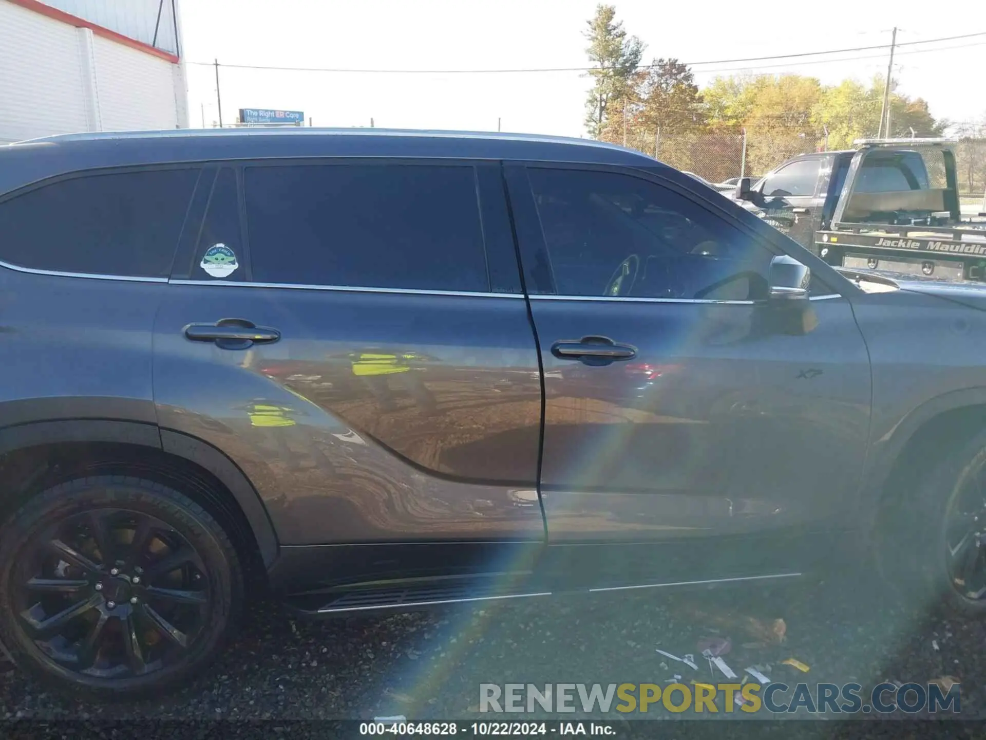 12 fotografías del automóvil dañado 5TDGZRBH4NS574584 TOYOTA HIGHLANDER 2022