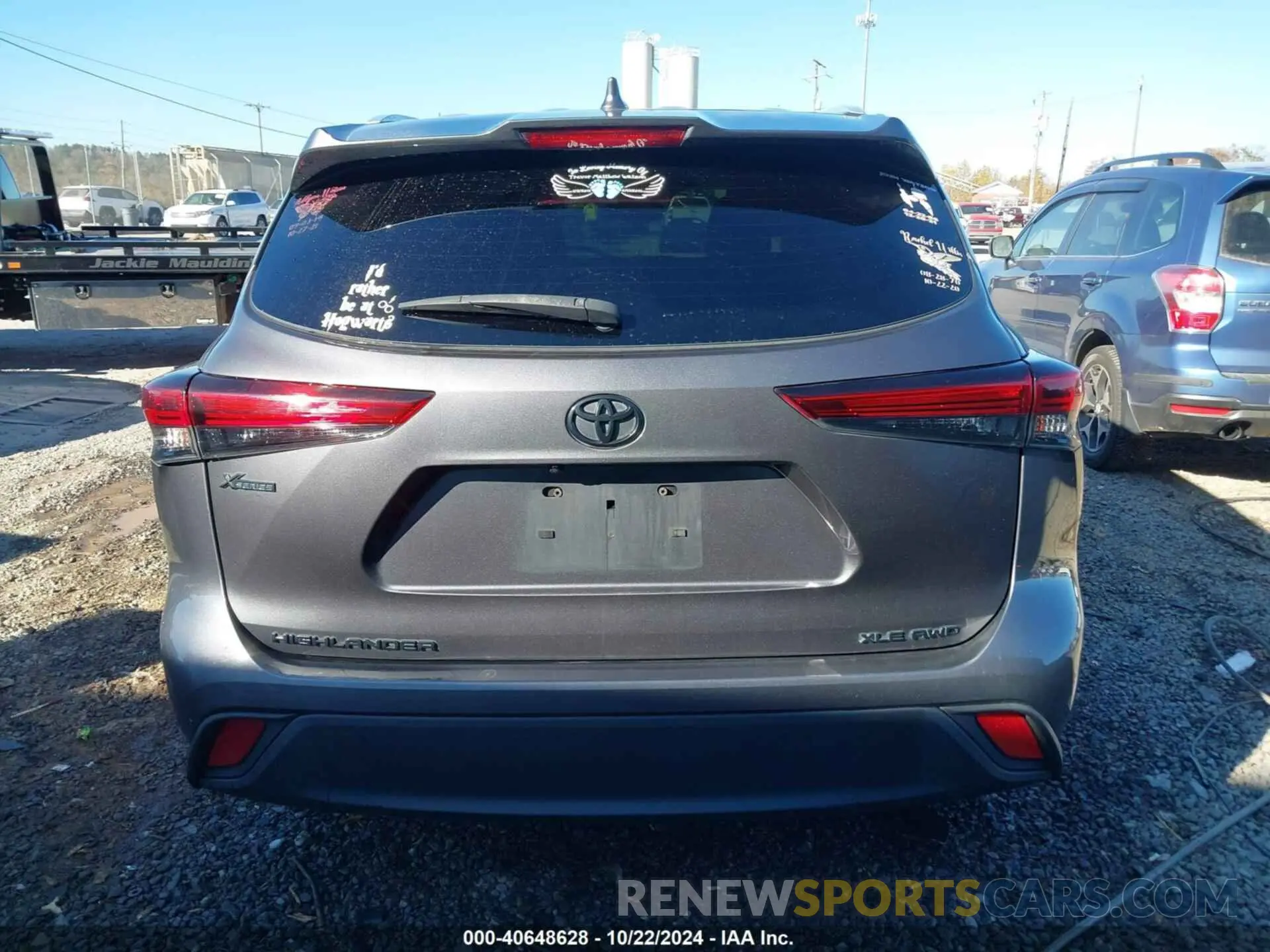 15 fotografías del automóvil dañado 5TDGZRBH4NS574584 TOYOTA HIGHLANDER 2022