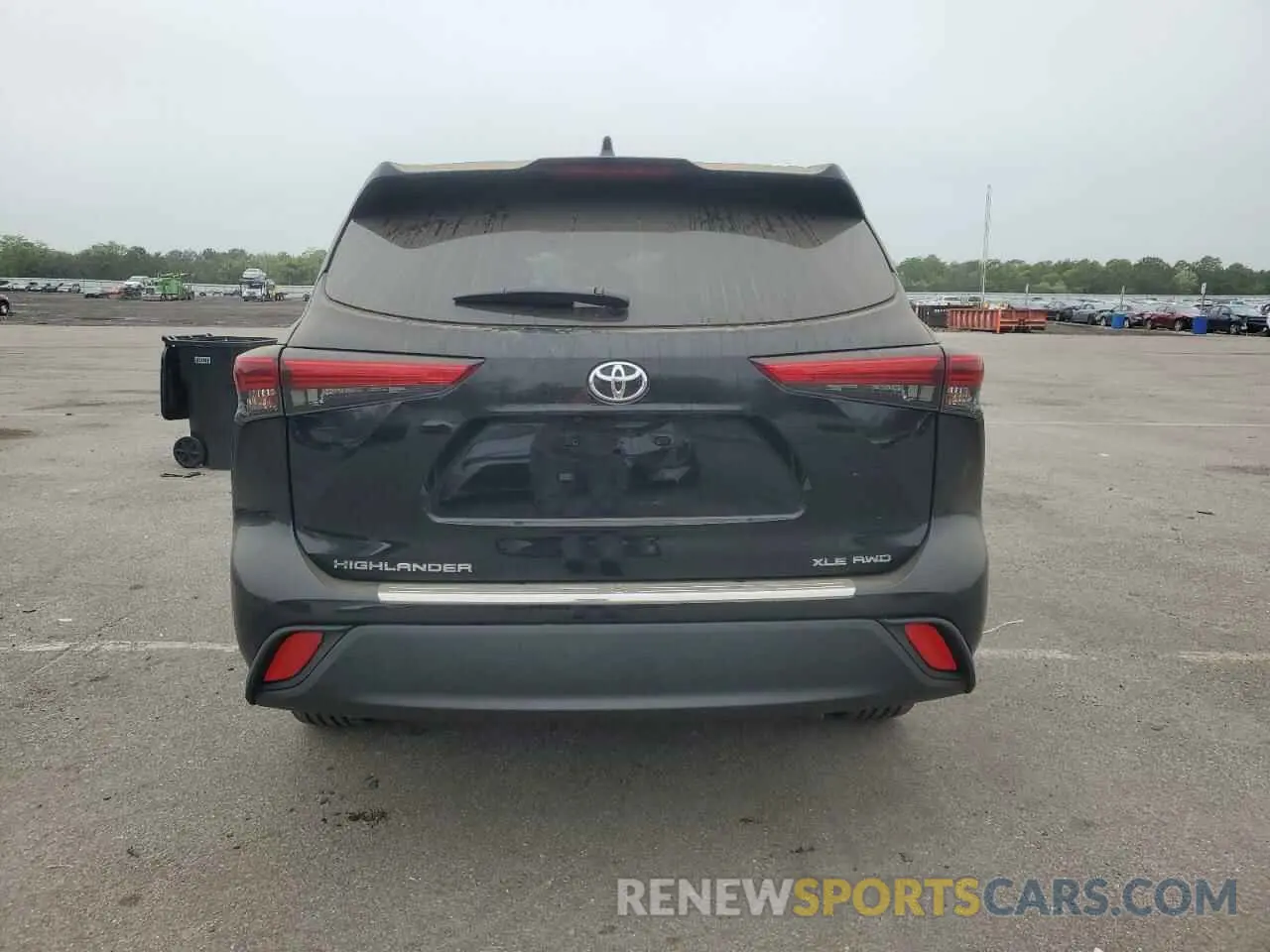 6 fotografías del automóvil dañado 5TDGZRBH4NS581356 TOYOTA HIGHLANDER 2022