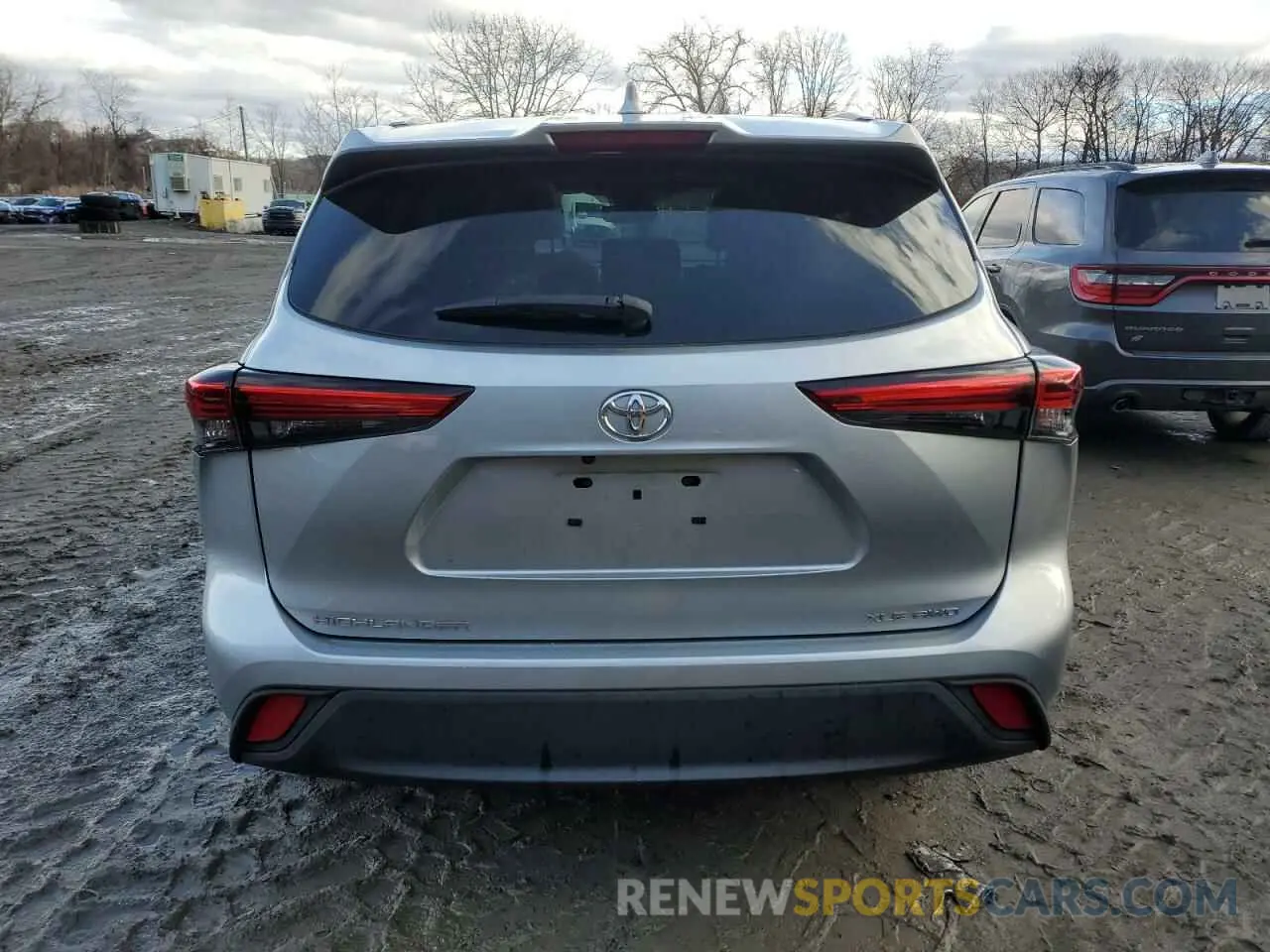 6 fotografías del automóvil dañado 5TDGZRBH5NS187266 TOYOTA HIGHLANDER 2022