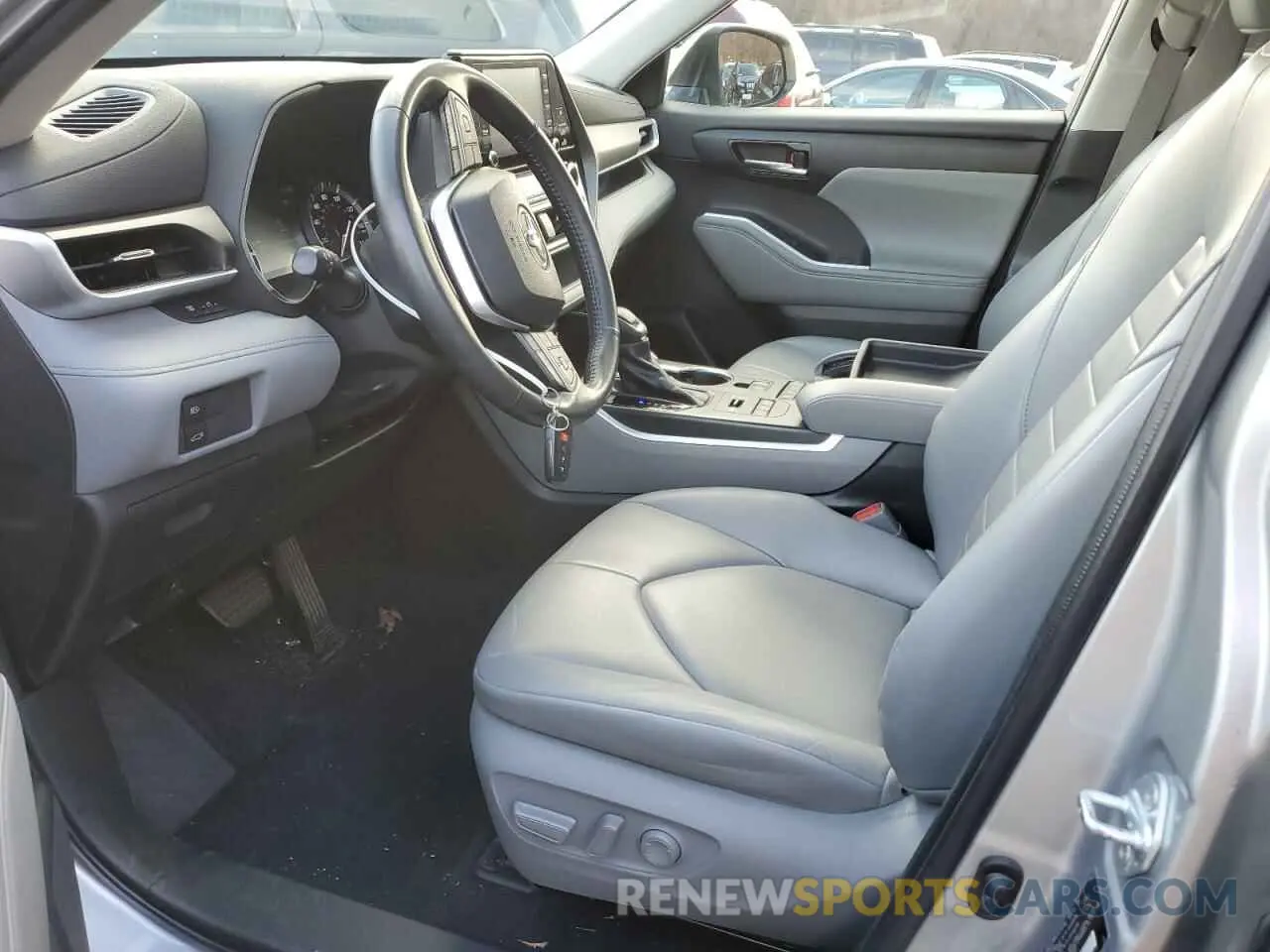 7 fotografías del automóvil dañado 5TDGZRBH5NS187266 TOYOTA HIGHLANDER 2022
