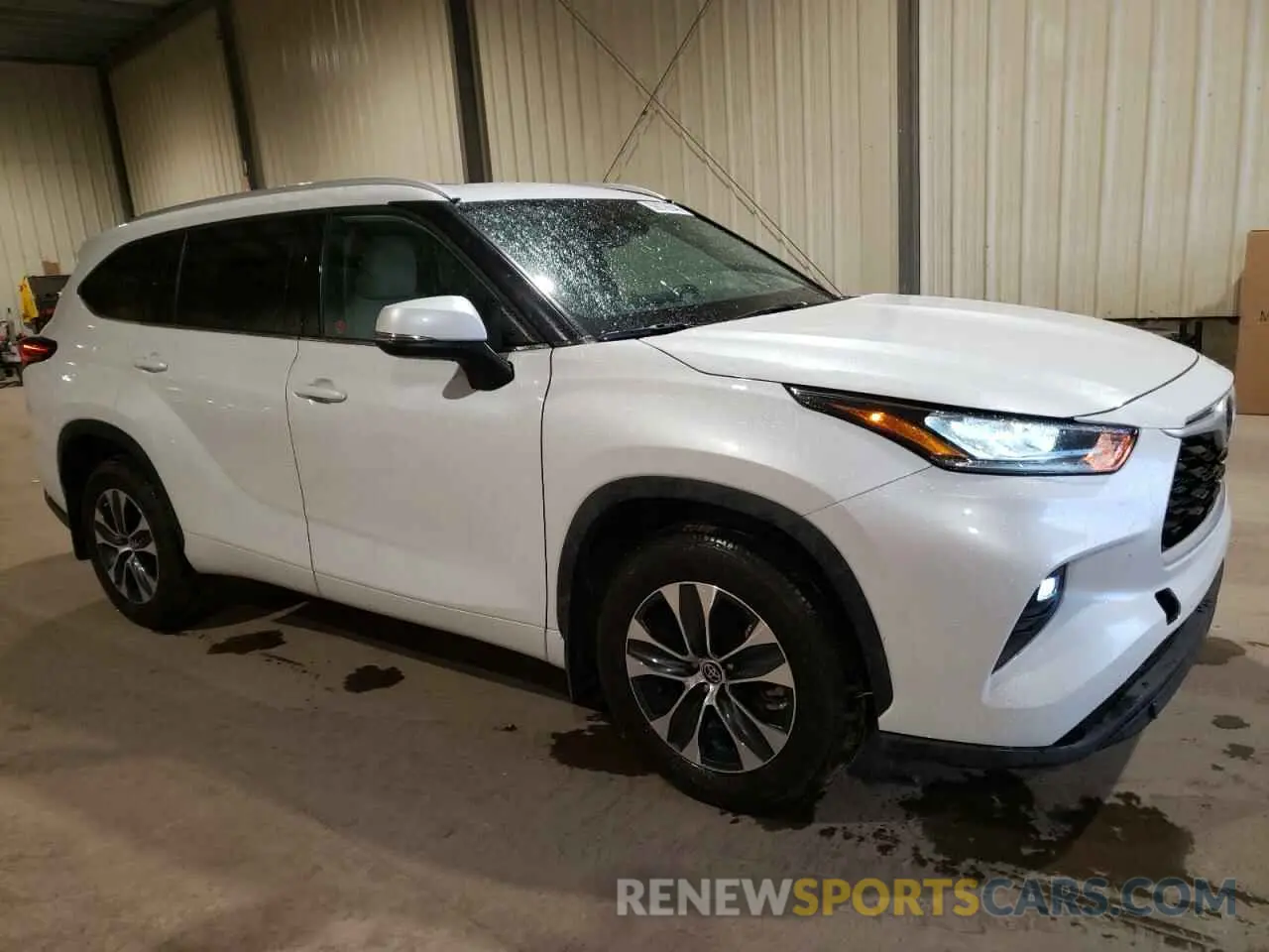 4 fotografías del automóvil dañado 5TDGZRBH5NS206270 TOYOTA HIGHLANDER 2022