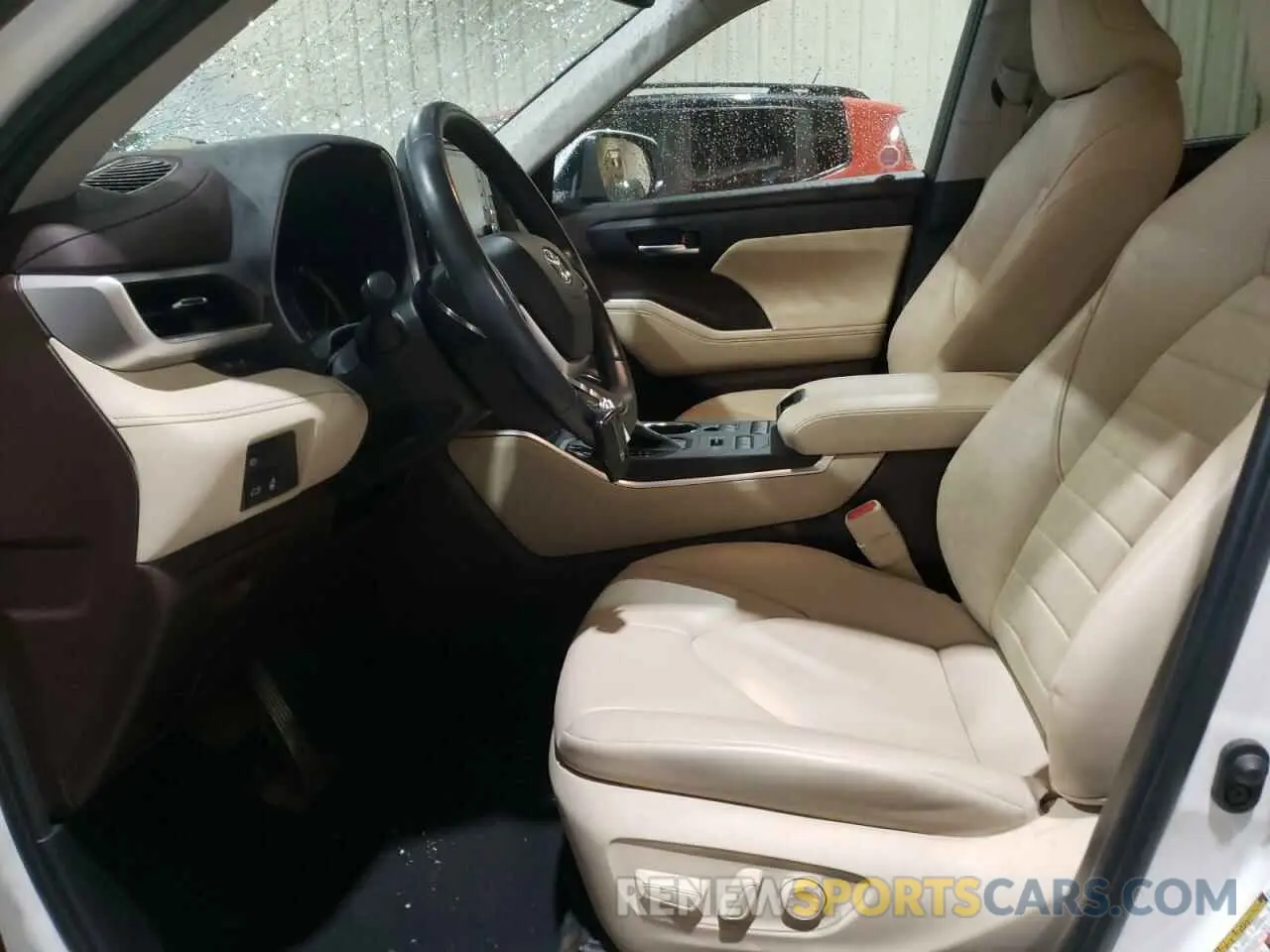 7 fotografías del automóvil dañado 5TDGZRBH5NS206270 TOYOTA HIGHLANDER 2022