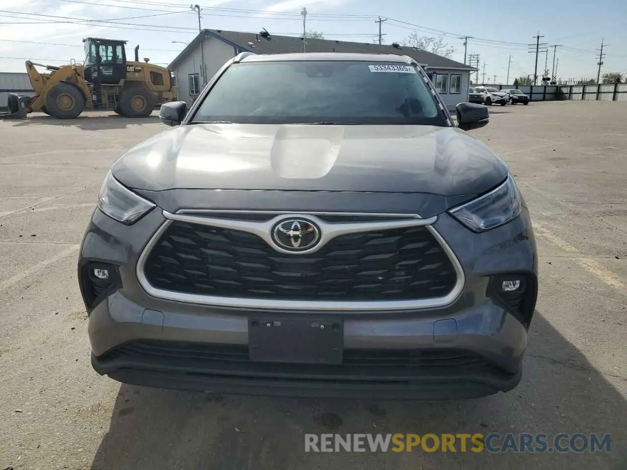 5 fotografías del automóvil dañado 5TDGZRBH5NS207788 TOYOTA HIGHLANDER 2022