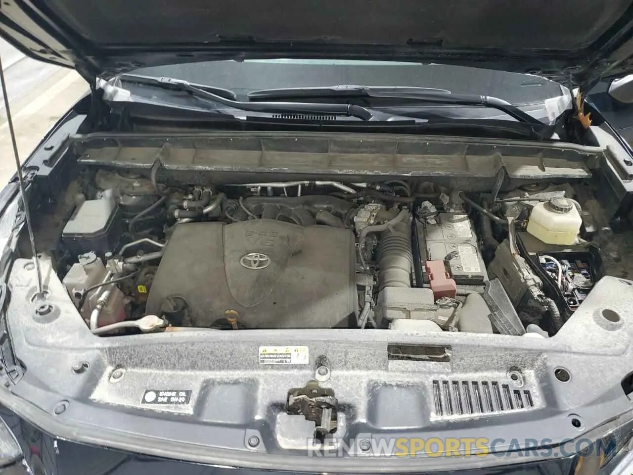 12 fotografías del automóvil dañado 5TDGZRBH6NS236040 TOYOTA HIGHLANDER 2022