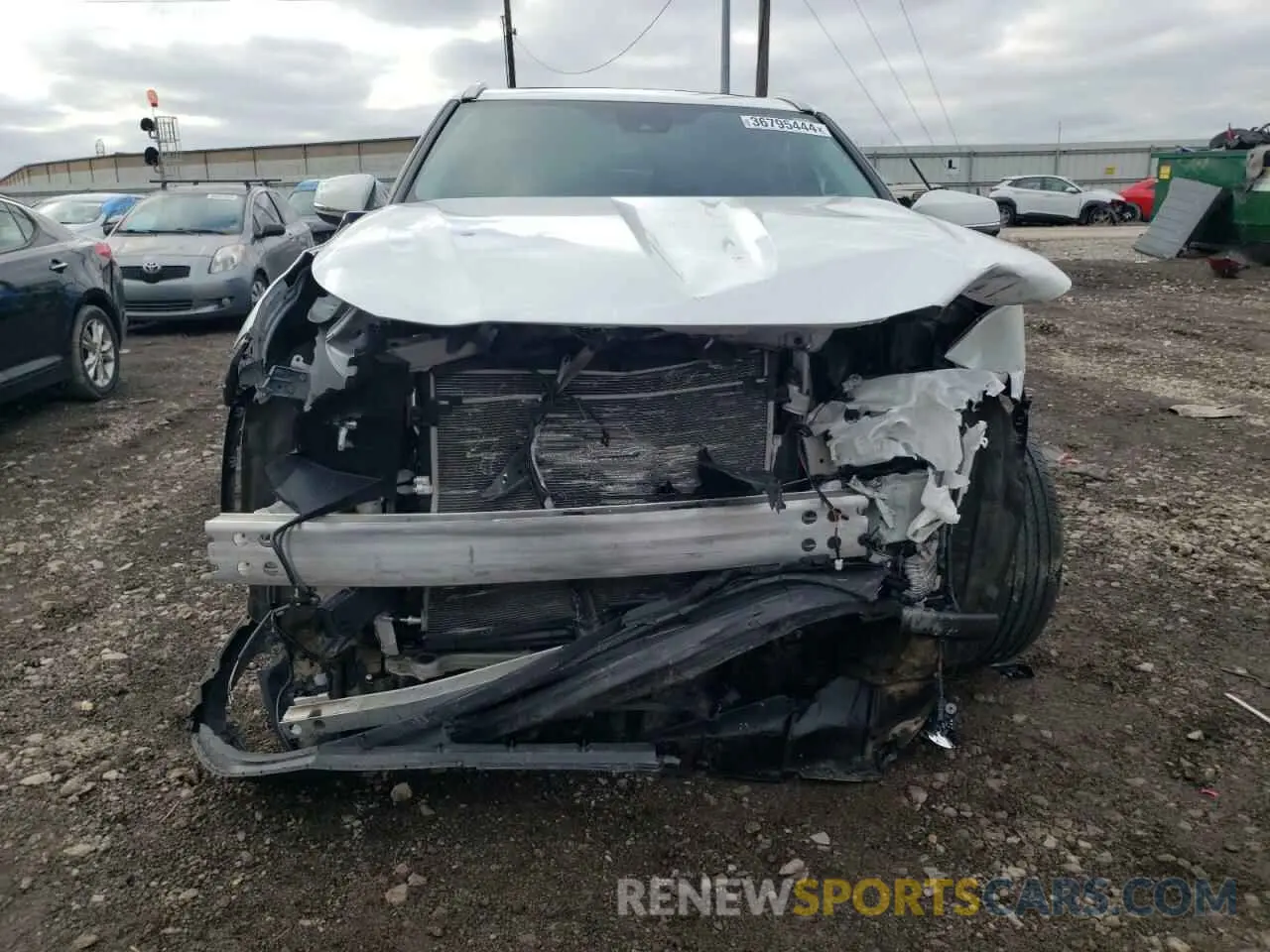 5 fotografías del automóvil dañado 5TDGZRBH6NS568544 TOYOTA HIGHLANDER 2022