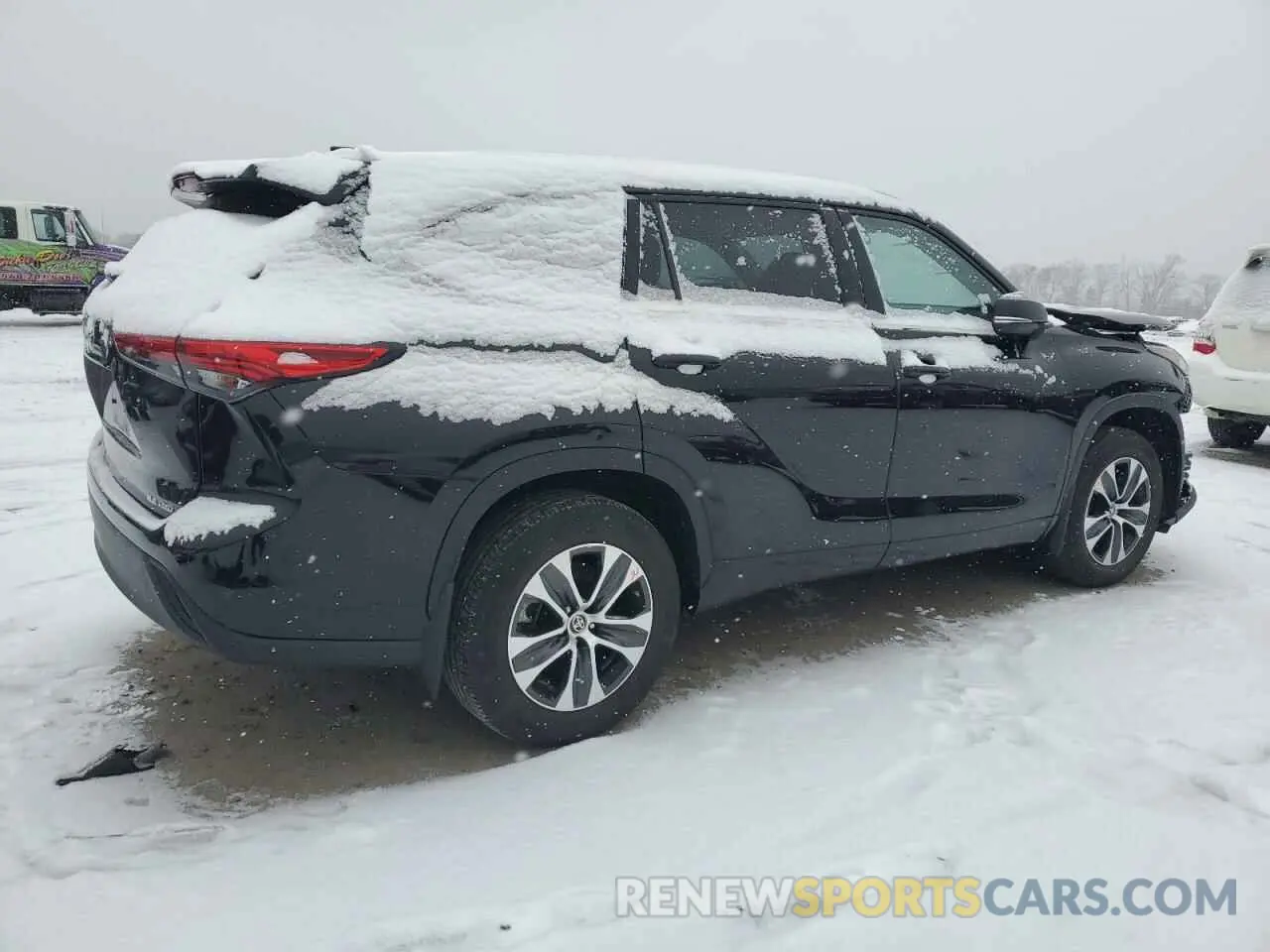 3 fotografías del automóvil dañado 5TDGZRBH6NS569712 TOYOTA HIGHLANDER 2022