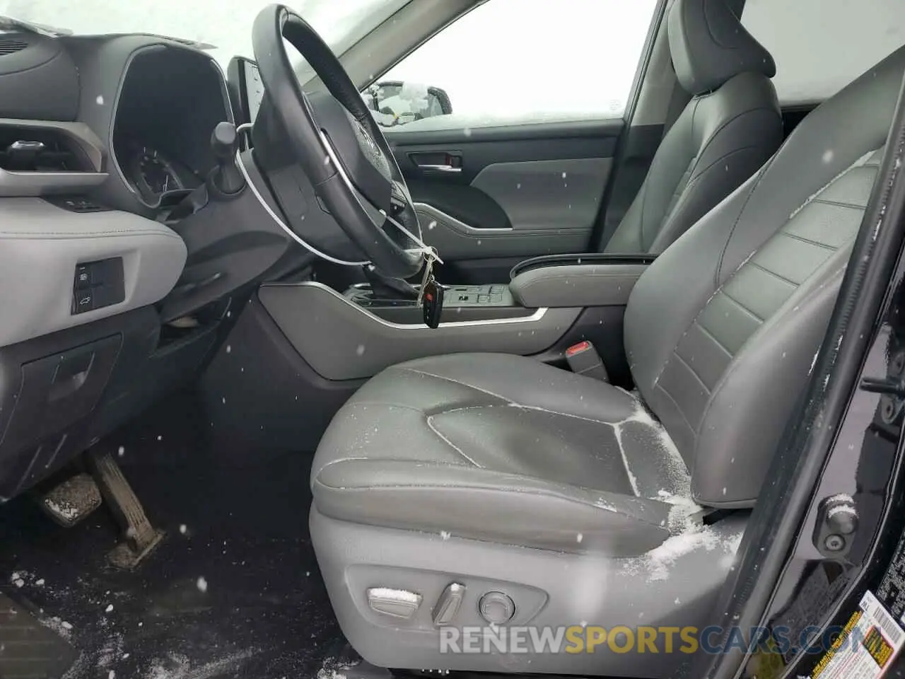 7 fotografías del automóvil dañado 5TDGZRBH6NS569712 TOYOTA HIGHLANDER 2022