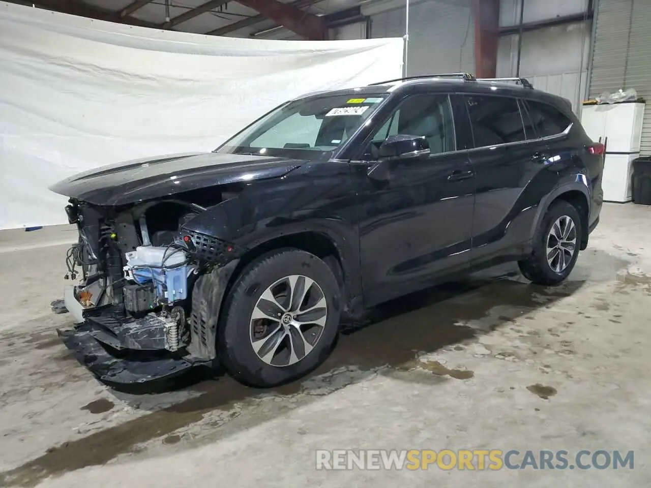 1 fotografías del automóvil dañado 5TDGZRBH6NS596179 TOYOTA HIGHLANDER 2022