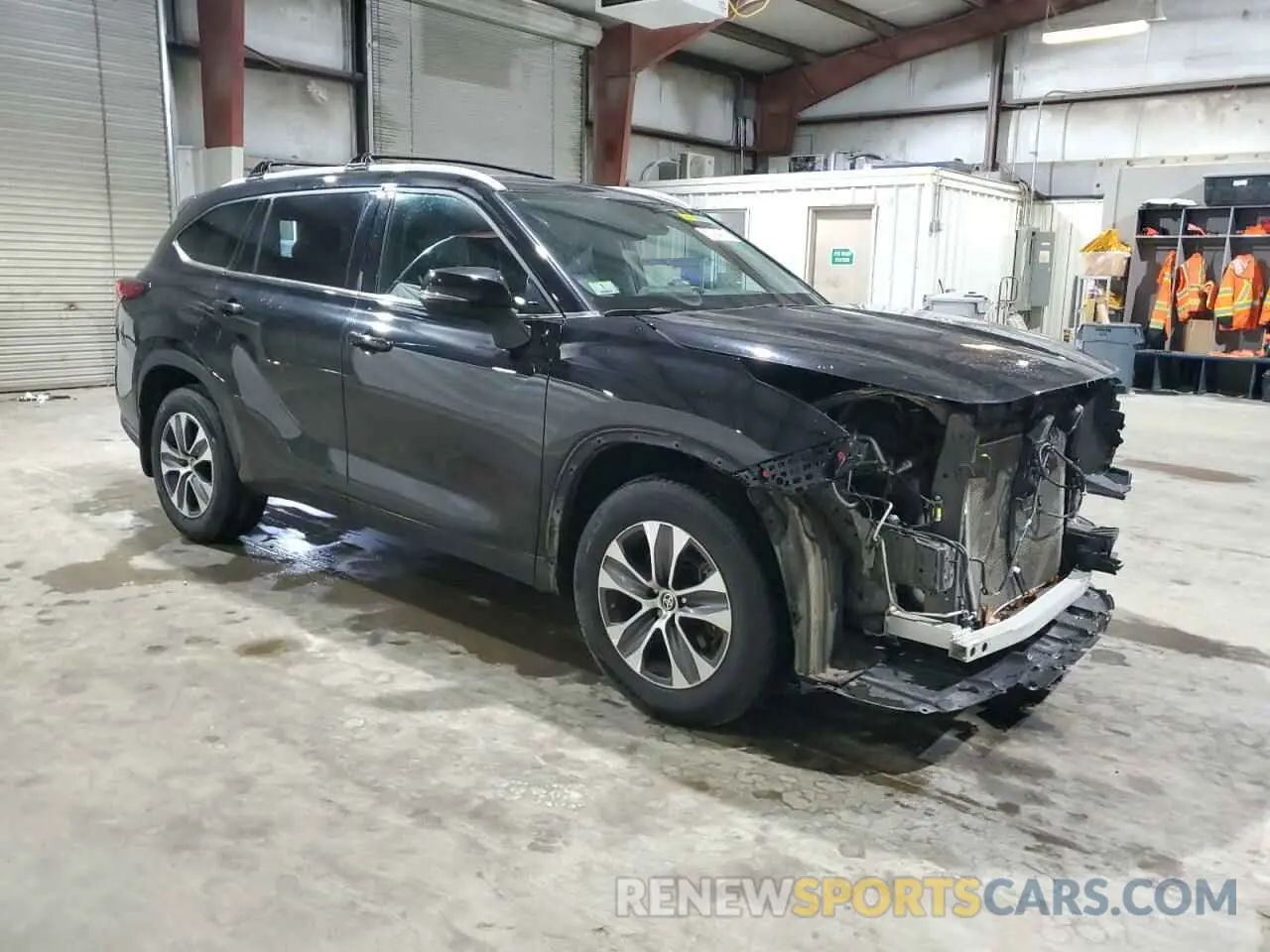 4 fotografías del automóvil dañado 5TDGZRBH6NS596179 TOYOTA HIGHLANDER 2022