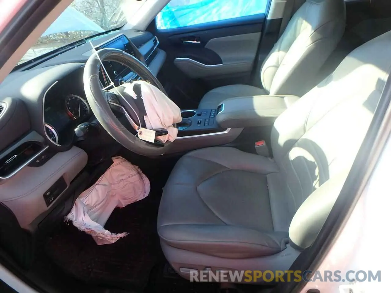 7 fotografías del automóvil dañado 5TDGZRBH7NS560338 TOYOTA HIGHLANDER 2022