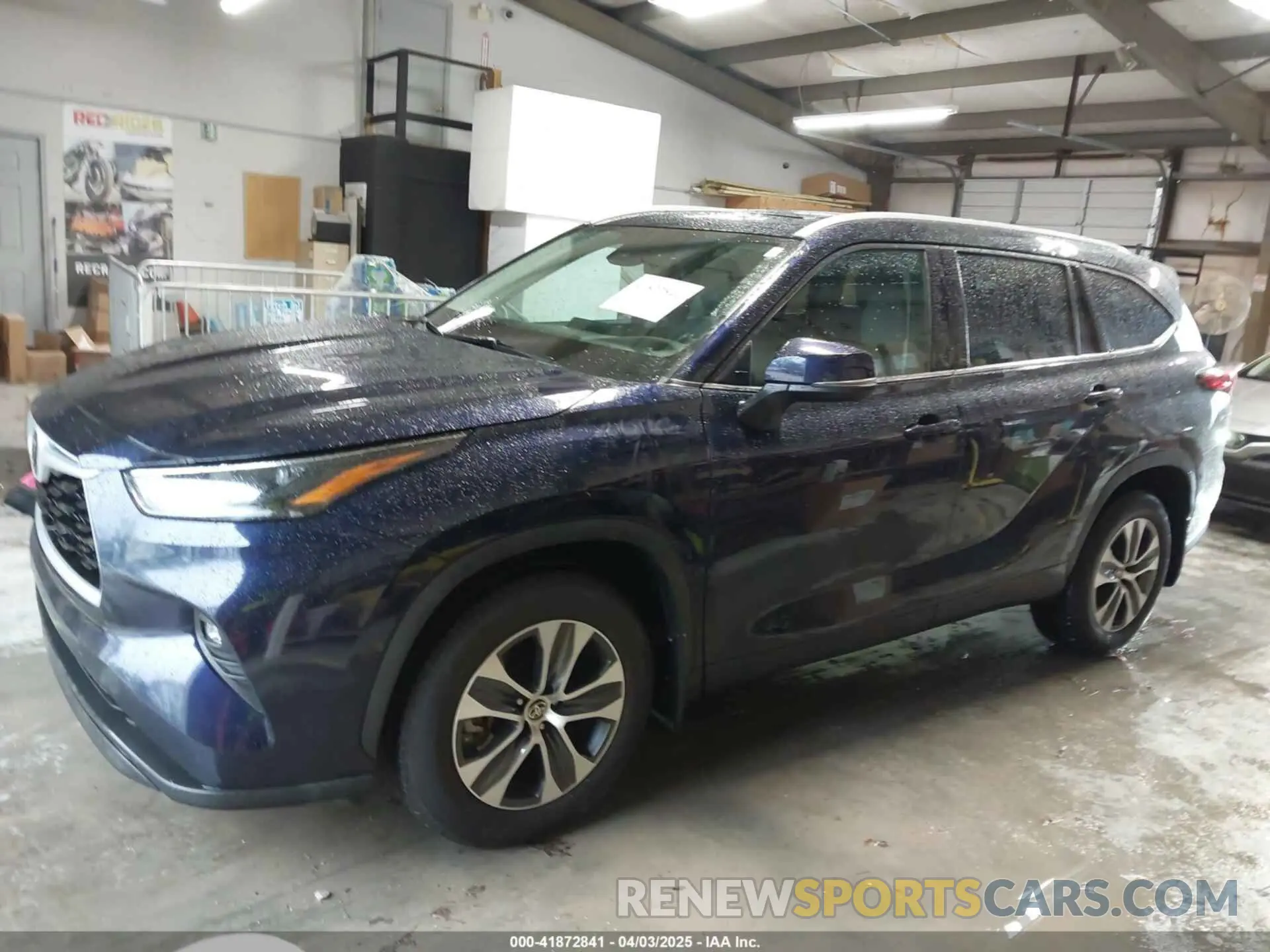 14 fotografías del automóvil dañado 5TDGZRBH8NS194910 TOYOTA HIGHLANDER 2022
