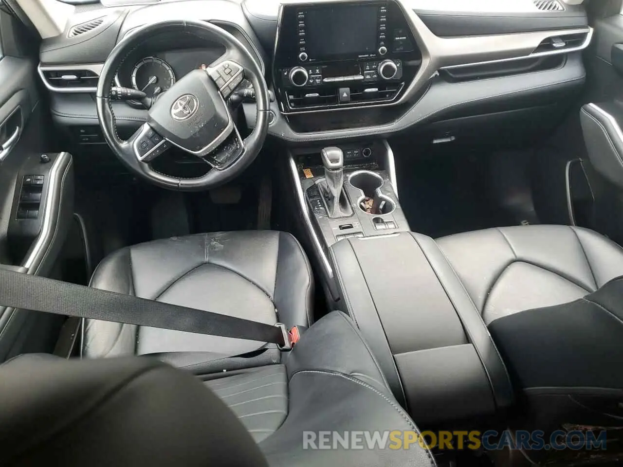8 fotografías del automóvil dañado 5TDGZRBH8NS216887 TOYOTA HIGHLANDER 2022