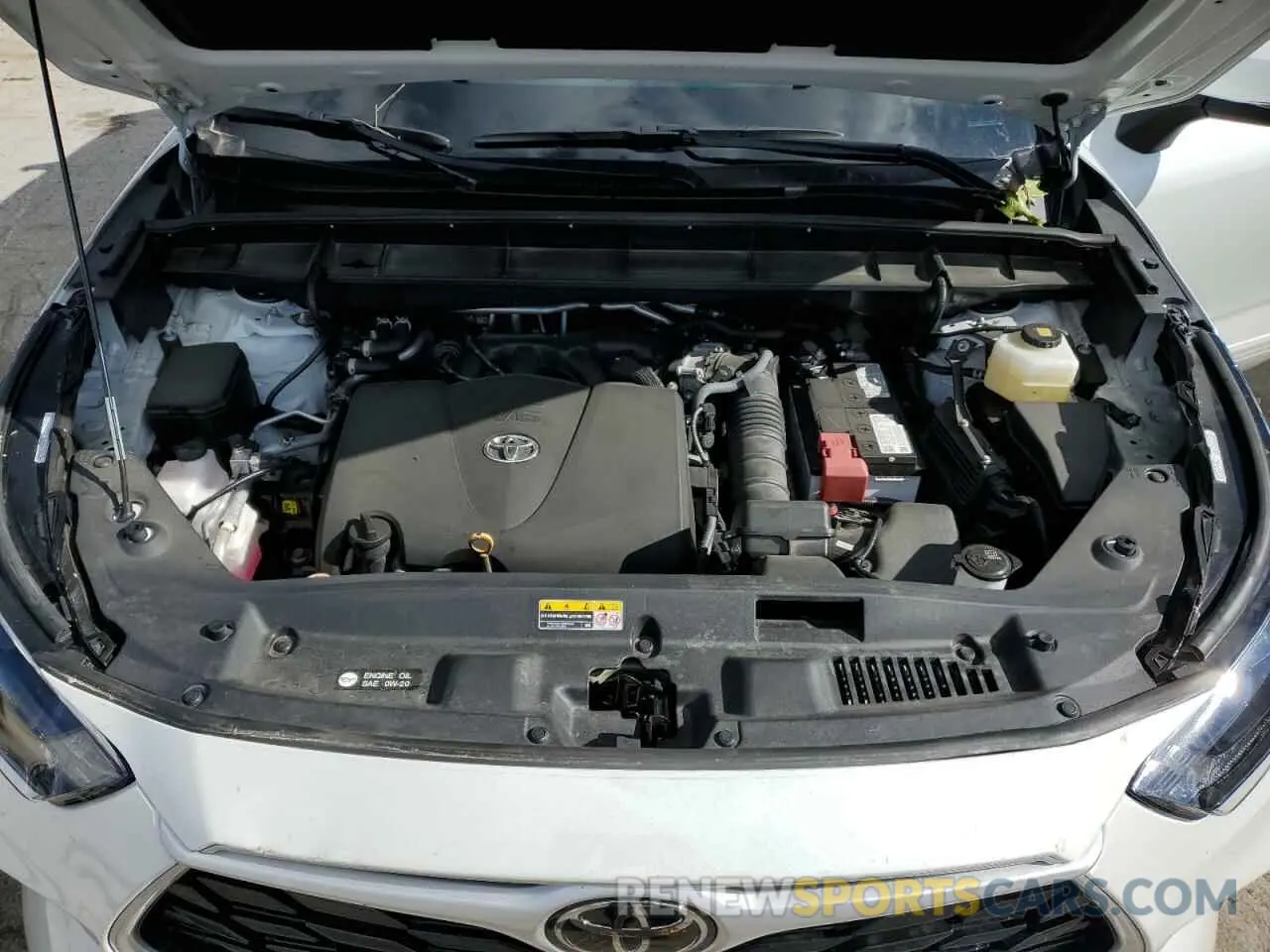 12 fotografías del automóvil dañado 5TDGZRBH8NS244219 TOYOTA HIGHLANDER 2022