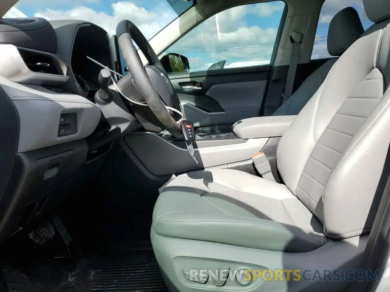7 fotografías del automóvil dañado 5TDGZRBH8NS244219 TOYOTA HIGHLANDER 2022