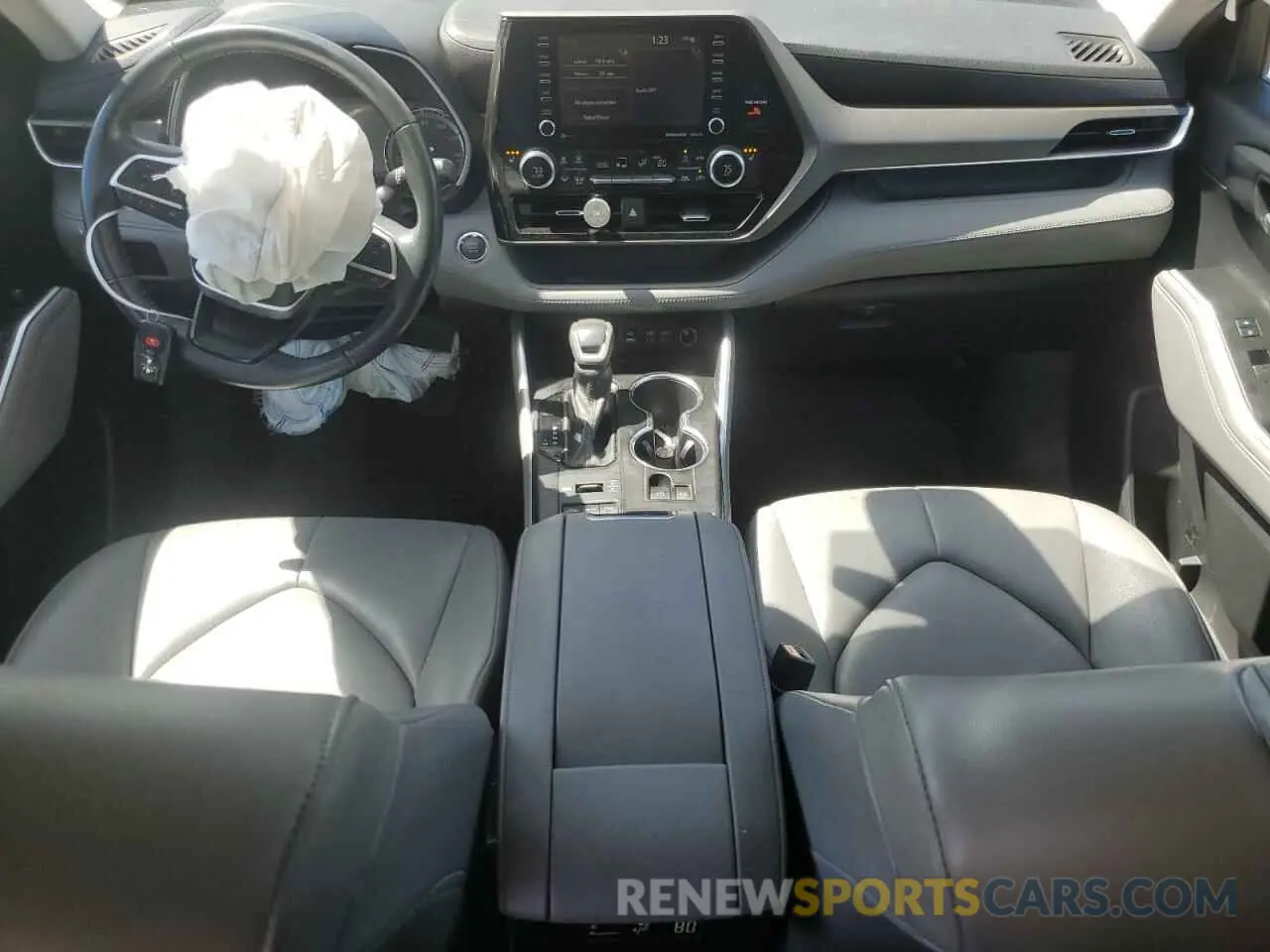 8 fotografías del automóvil dañado 5TDGZRBH8NS573003 TOYOTA HIGHLANDER 2022