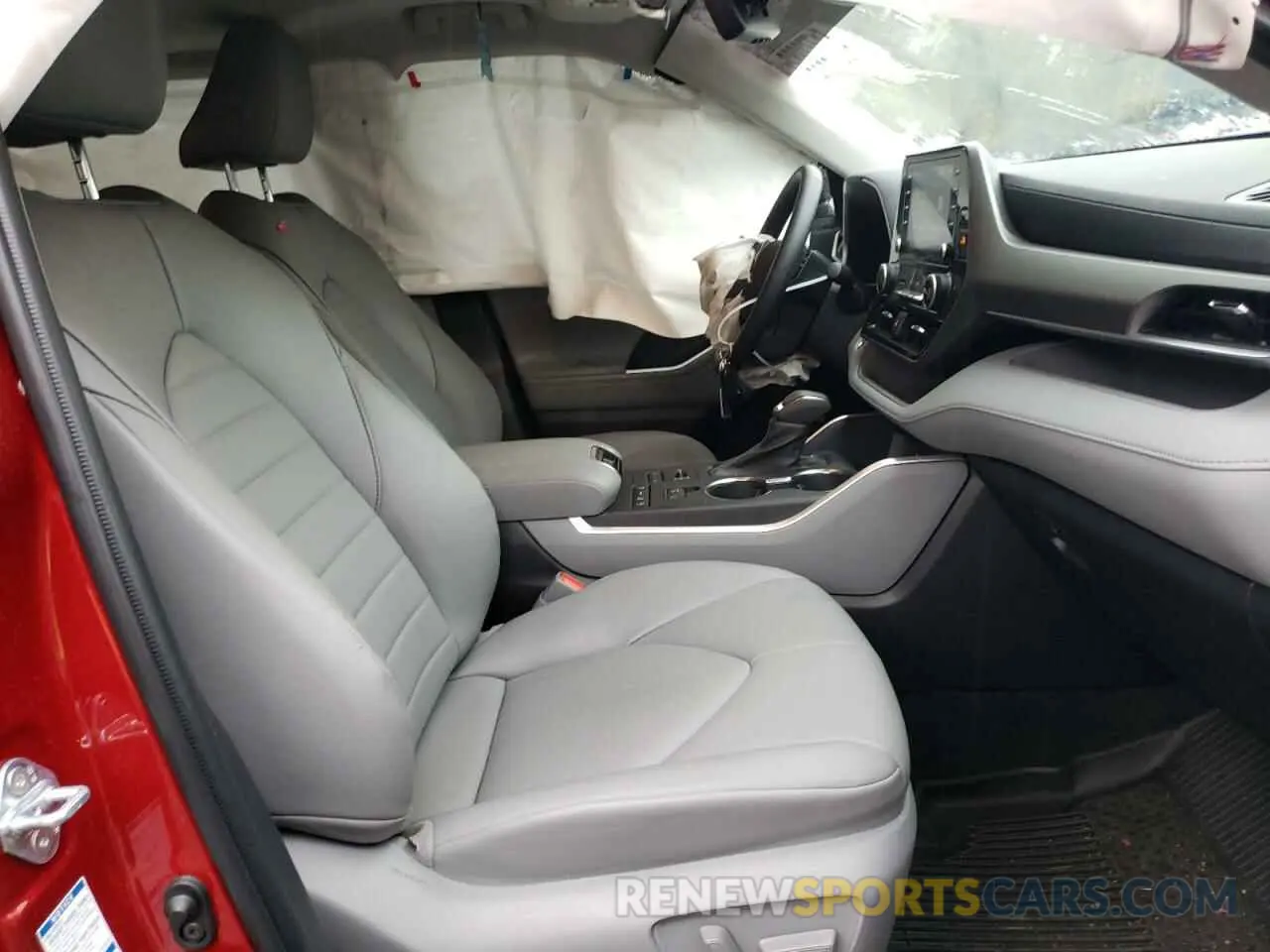 5 fotografías del automóvil dañado 5TDGZRBH9NS211598 TOYOTA HIGHLANDER 2022