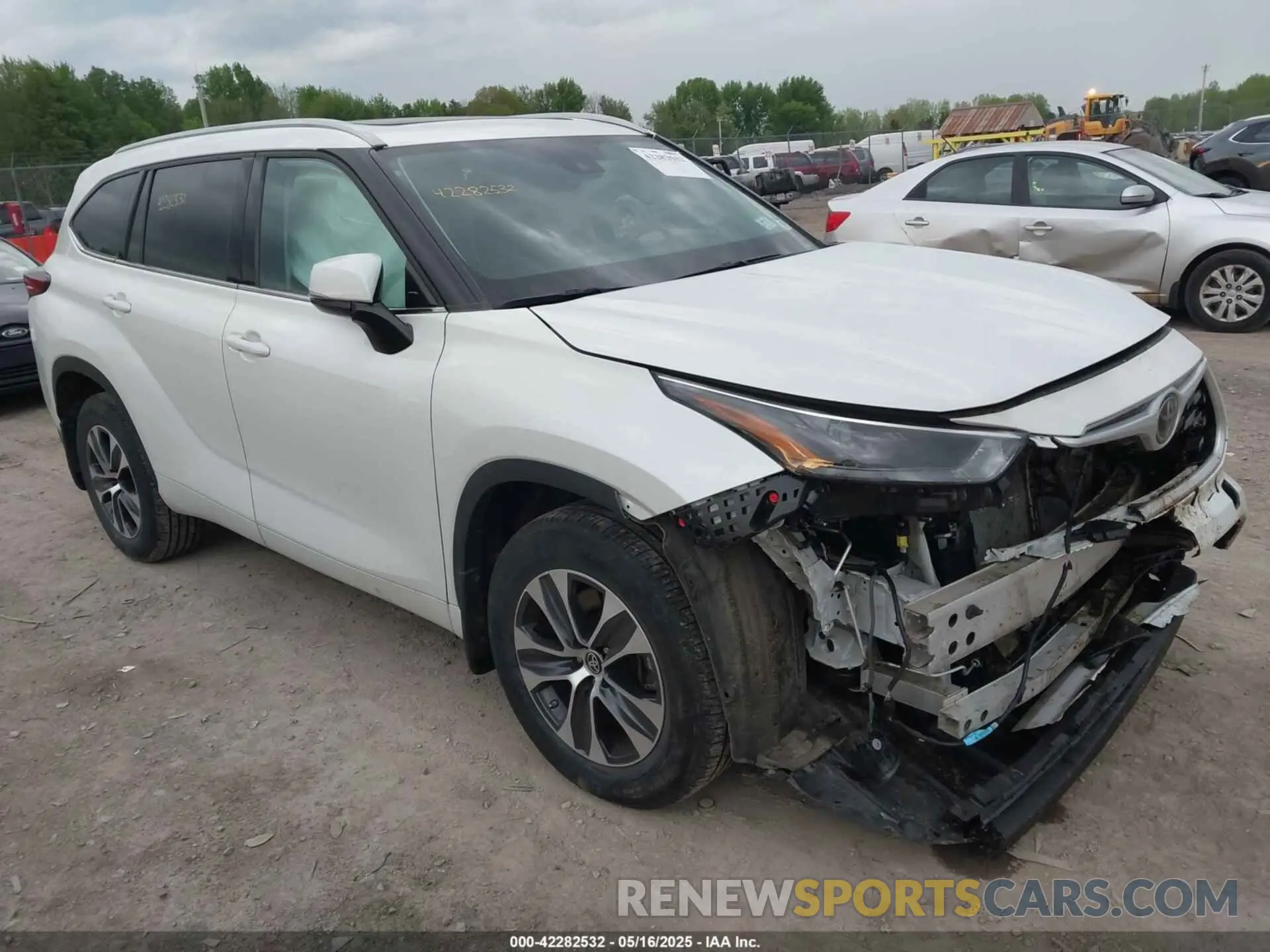 1 fotografías del automóvil dañado 5TDGZRBHXNS178532 TOYOTA HIGHLANDER 2022