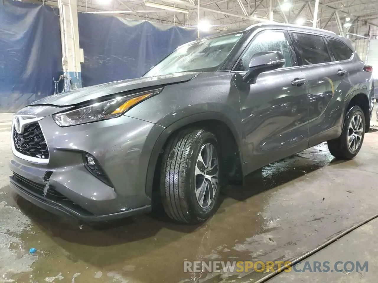 1 fotografías del automóvil dañado 5TDGZRBHXNS222559 TOYOTA HIGHLANDER 2022