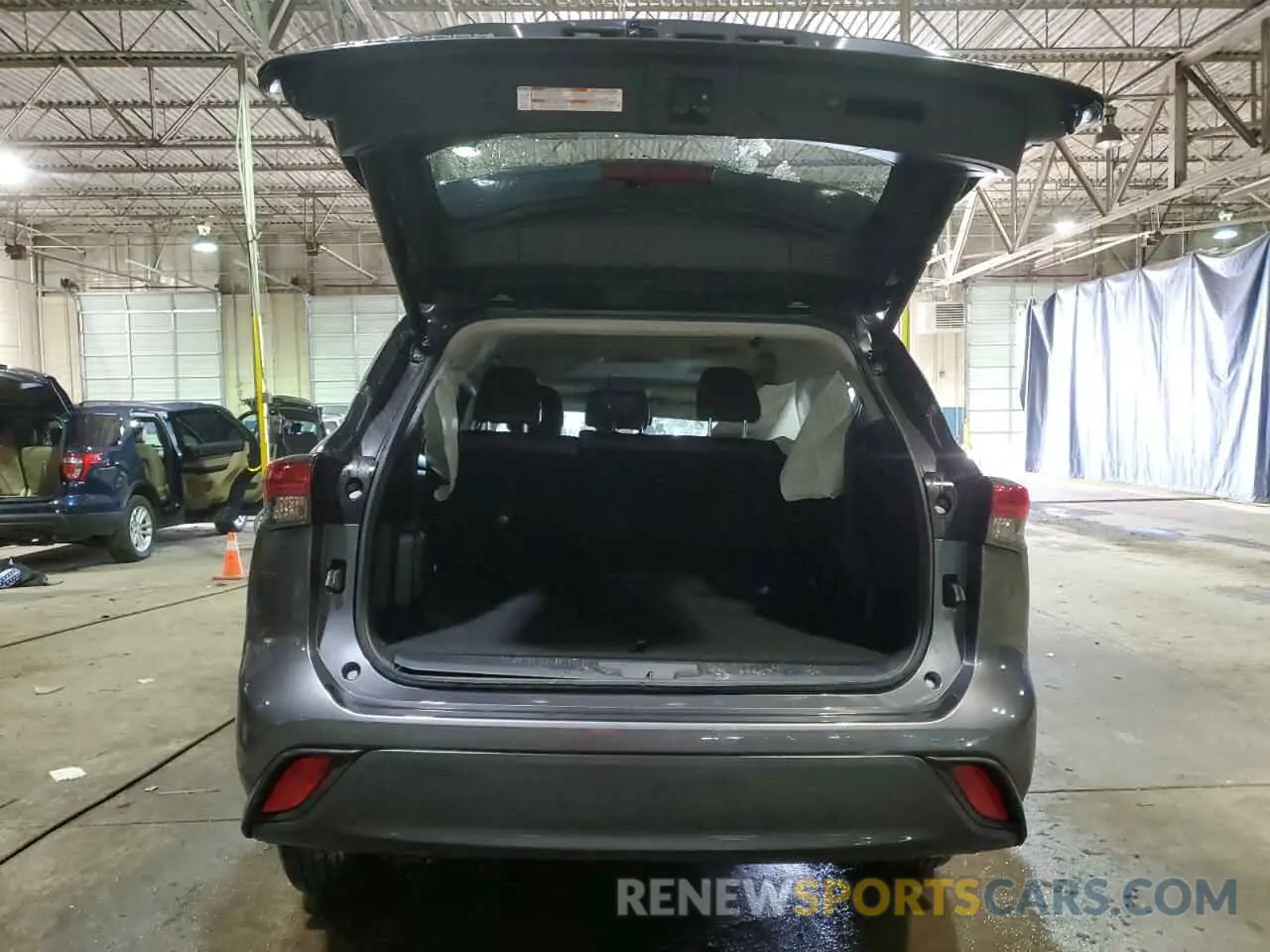 6 fotografías del automóvil dañado 5TDGZRBHXNS222559 TOYOTA HIGHLANDER 2022
