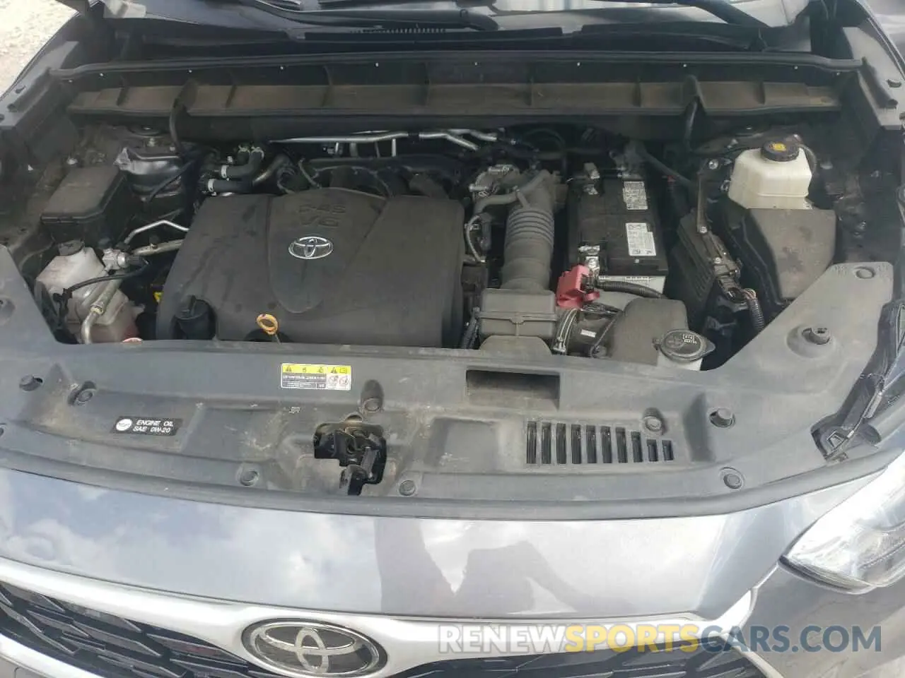 12 fotografías del automóvil dañado 5TDGZRBHXNS226630 TOYOTA HIGHLANDER 2022