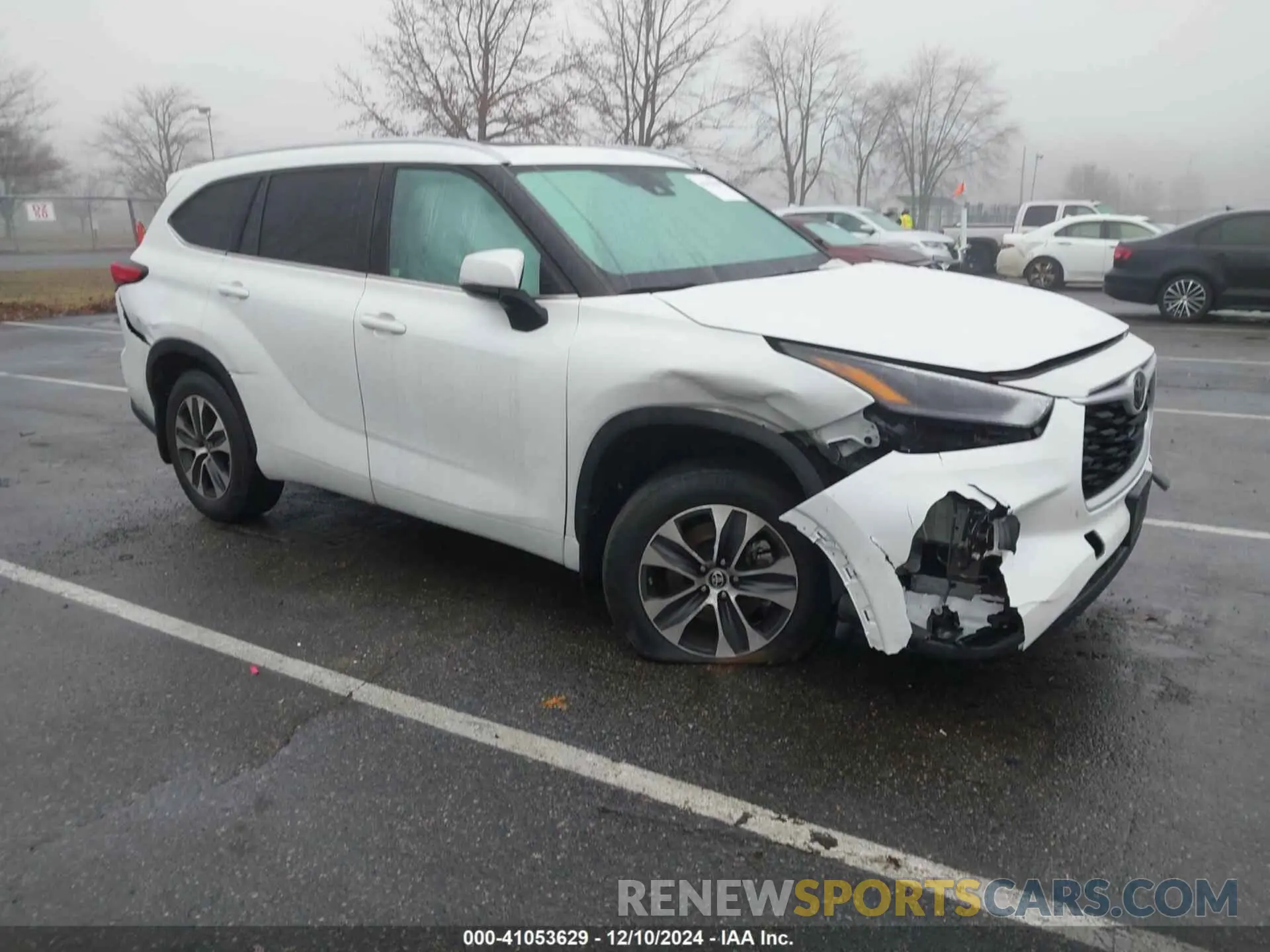 1 fotografías del automóvil dañado 5TDGZRBHXNS568949 TOYOTA HIGHLANDER 2022
