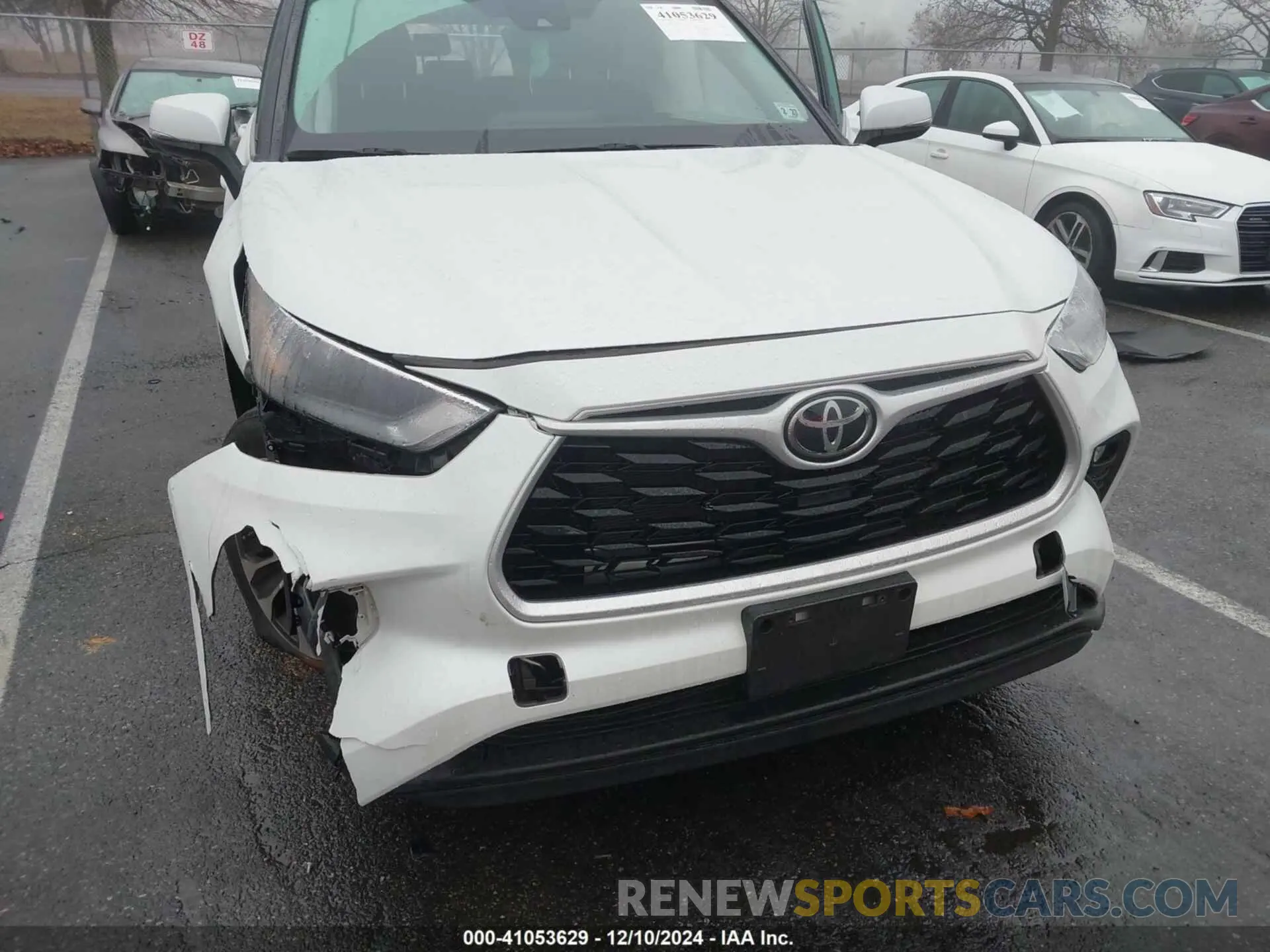 6 fotografías del automóvil dañado 5TDGZRBHXNS568949 TOYOTA HIGHLANDER 2022