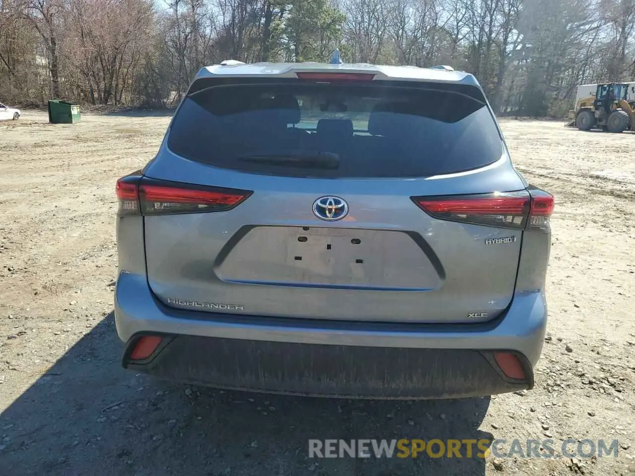 6 fotografías del automóvil dañado 5TDHBRCH0NS074185 TOYOTA HIGHLANDER 2022