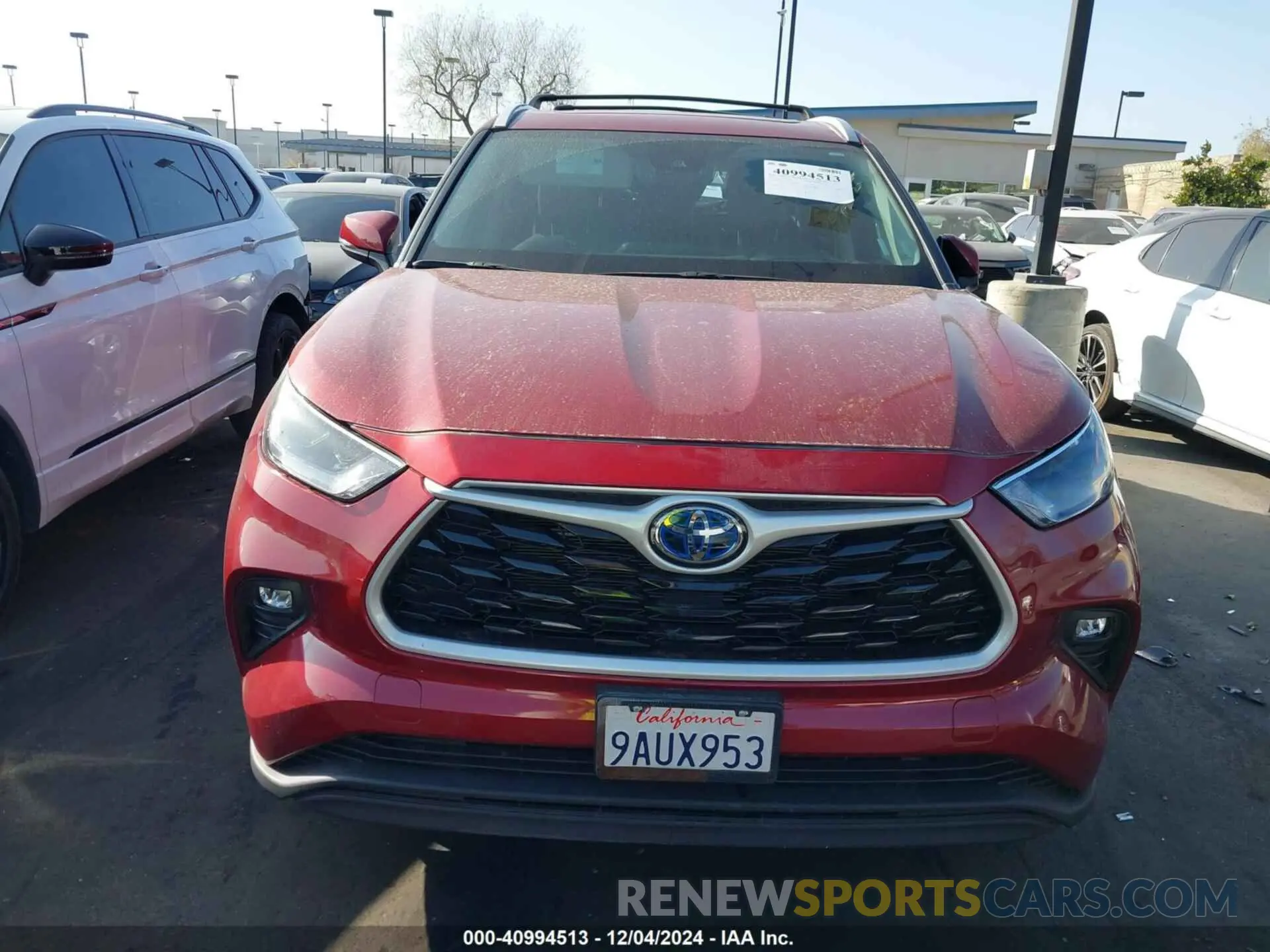 12 fotografías del automóvil dañado 5TDHBRCH3NS552163 TOYOTA HIGHLANDER 2022