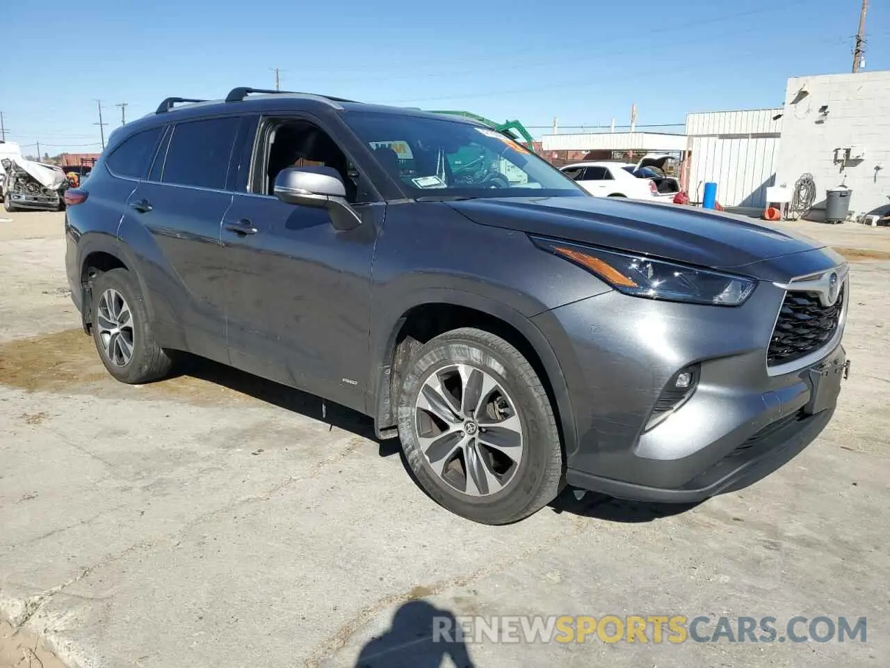 4 fotografías del automóvil dañado 5TDHBRCH6NS551718 TOYOTA HIGHLANDER 2022