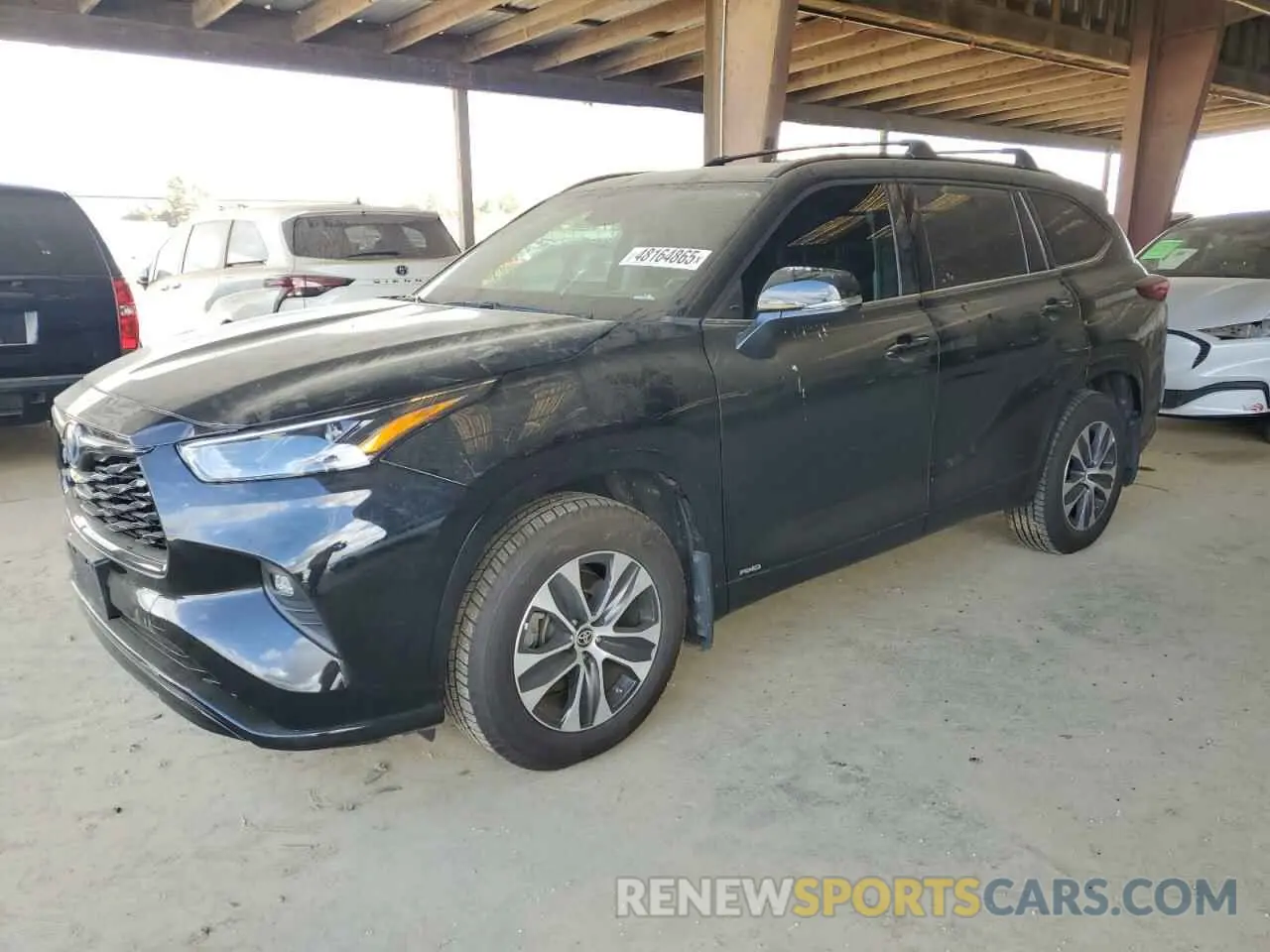 1 fotografías del automóvil dañado 5TDHBRCHXNS548059 TOYOTA HIGHLANDER 2022