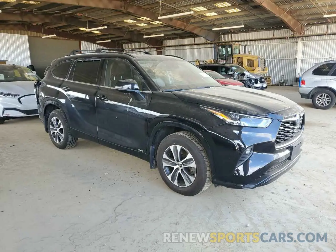 4 fotografías del automóvil dañado 5TDHBRCHXNS548059 TOYOTA HIGHLANDER 2022