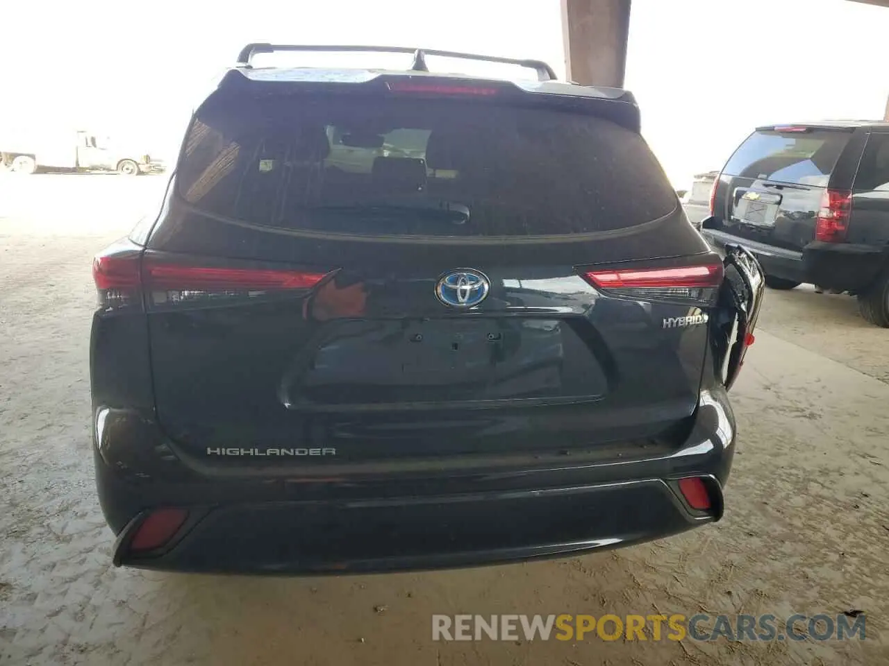 6 fotografías del automóvil dañado 5TDHBRCHXNS548059 TOYOTA HIGHLANDER 2022