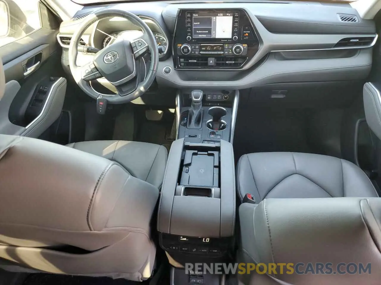 8 fotografías del automóvil dañado 5TDHZRAH0NS555195 TOYOTA HIGHLANDER 2022