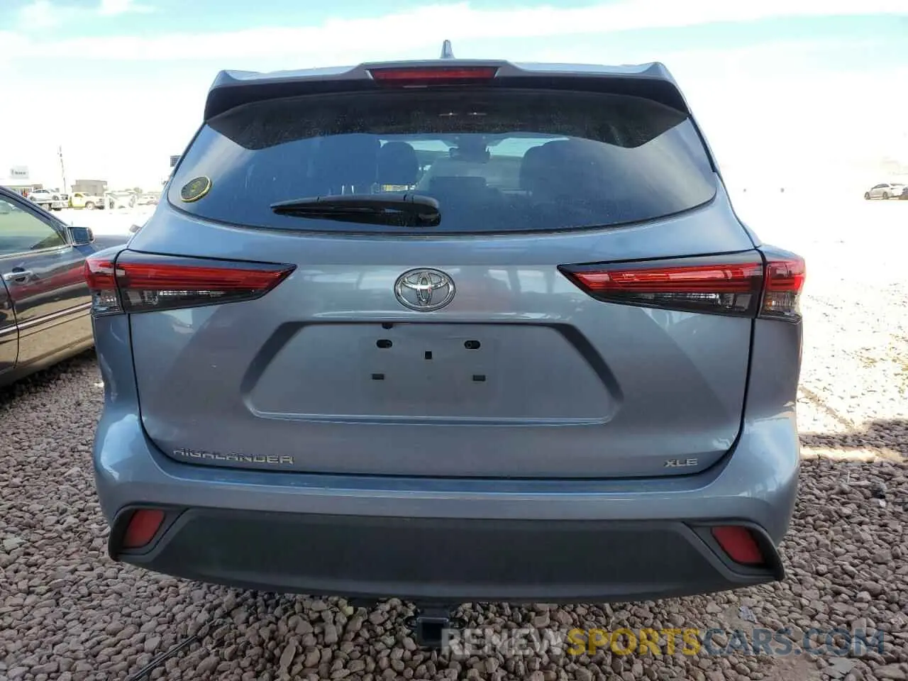 6 fotografías del automóvil dañado 5TDHZRAH1NS121058 TOYOTA HIGHLANDER 2022