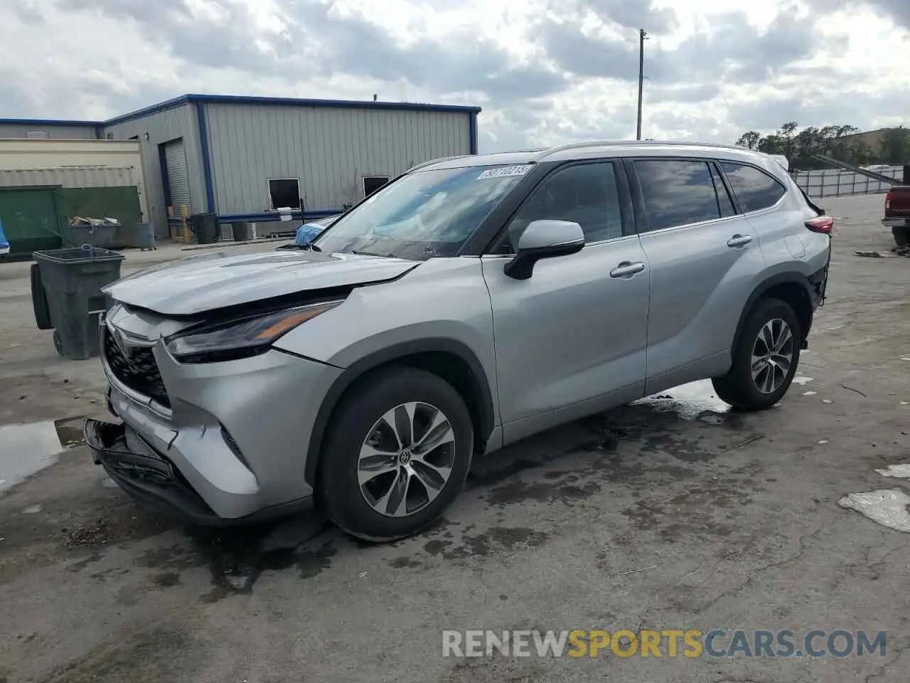 1 fotografías del automóvil dañado 5TDHZRAH2NS121814 TOYOTA HIGHLANDER 2022